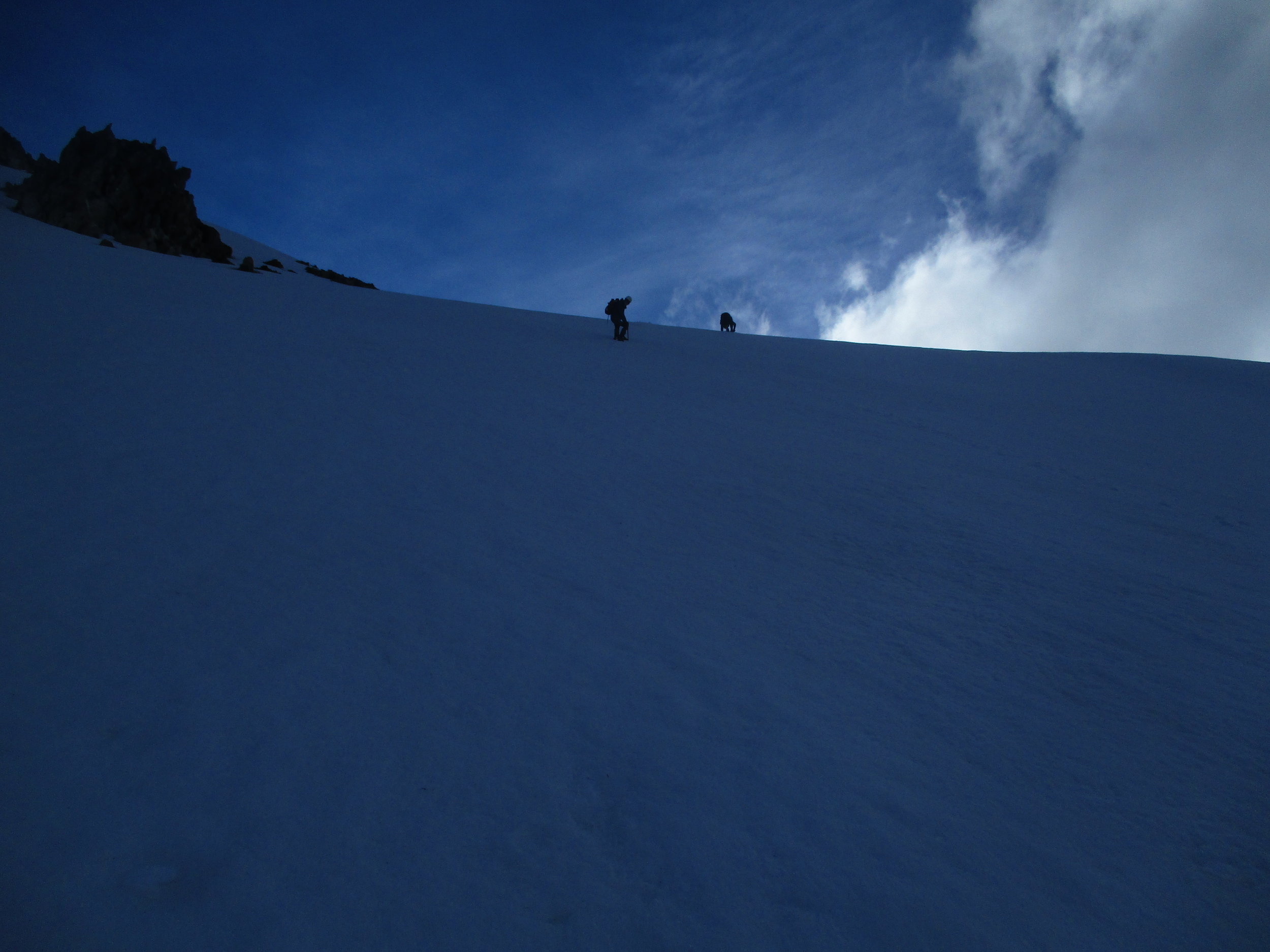 Clouds were screaming overhead as we descended as the gale westerlies continued.