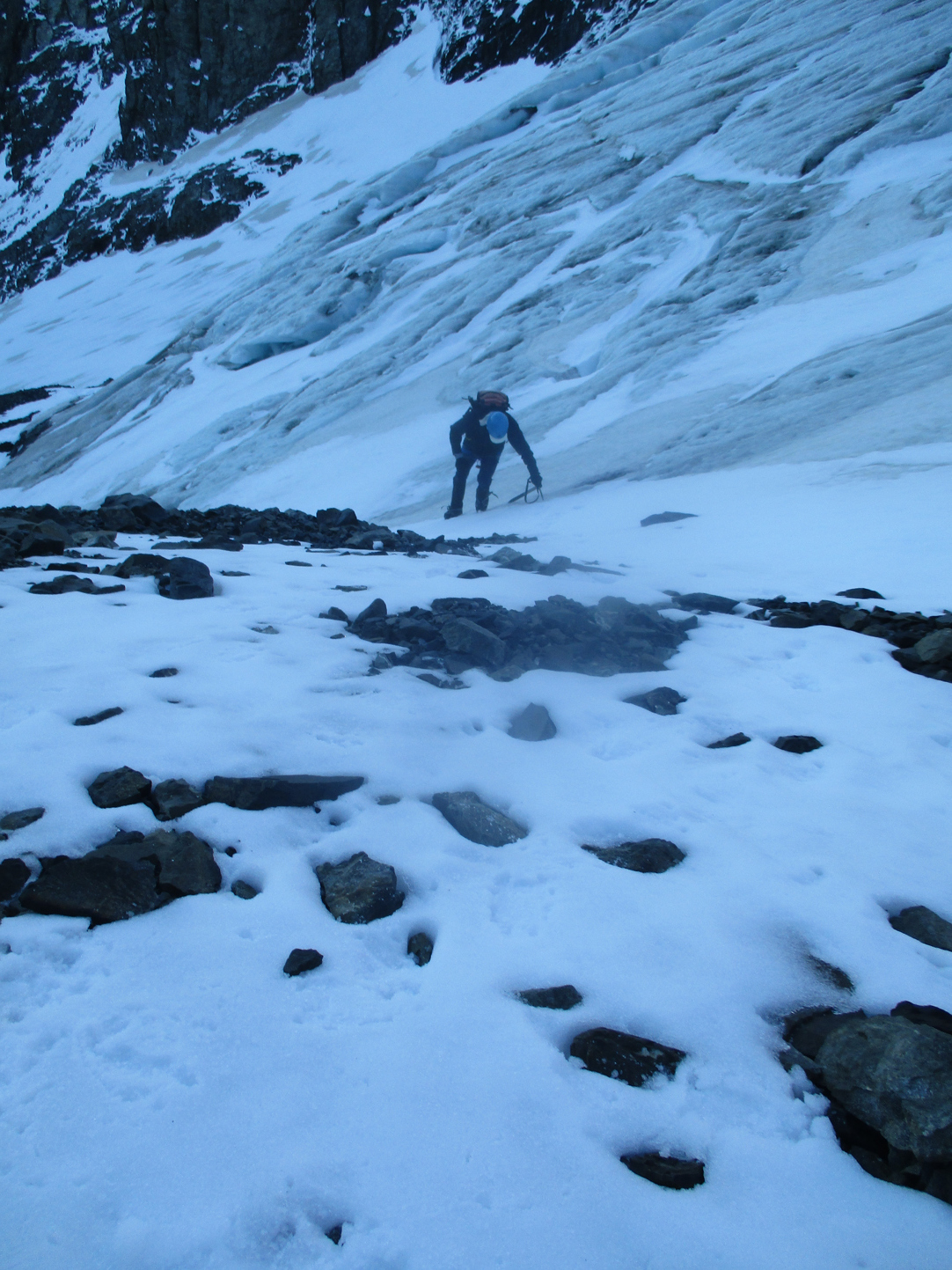 Ben on the Lower Glacier