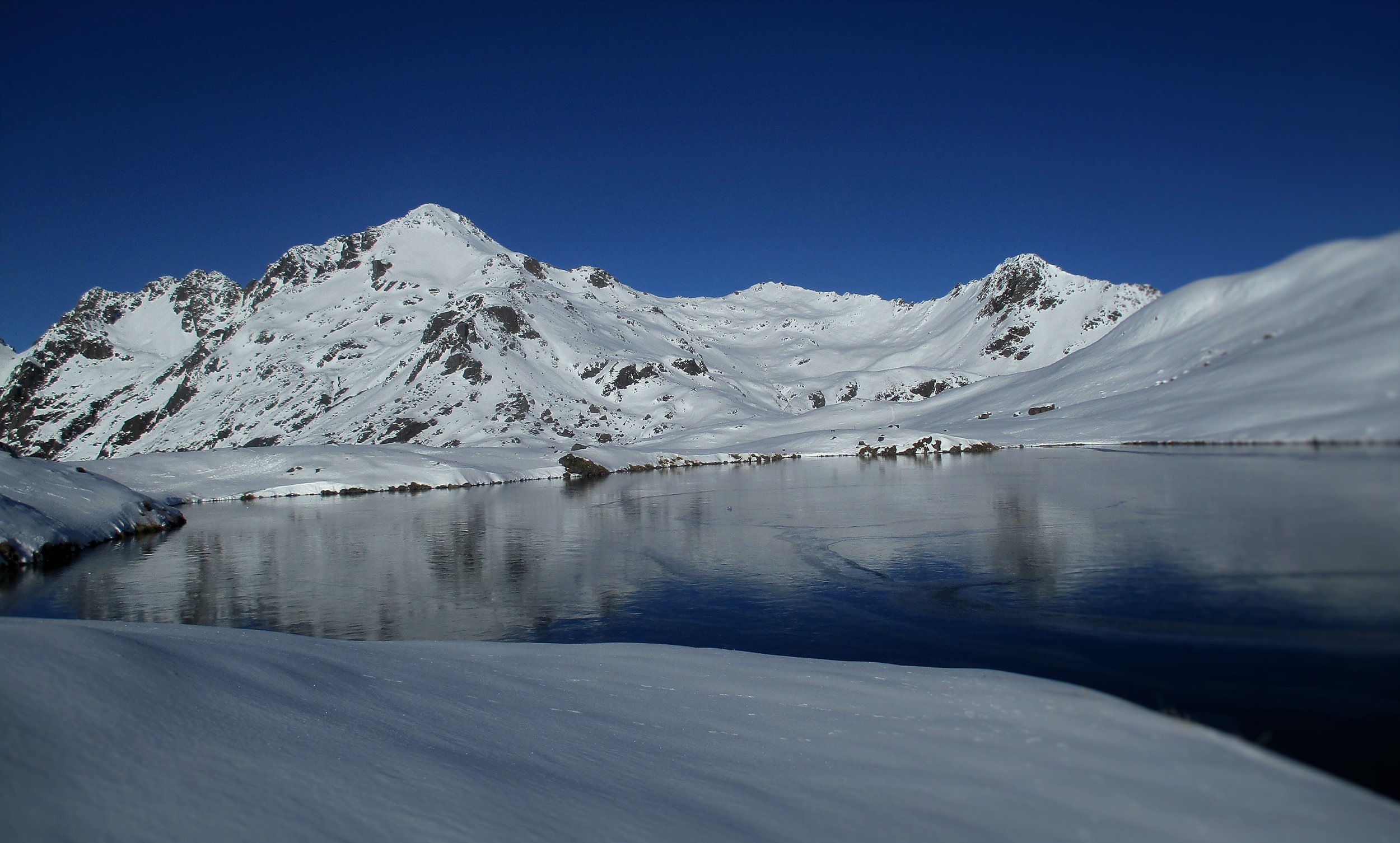   Mount Angelus in early winter.  