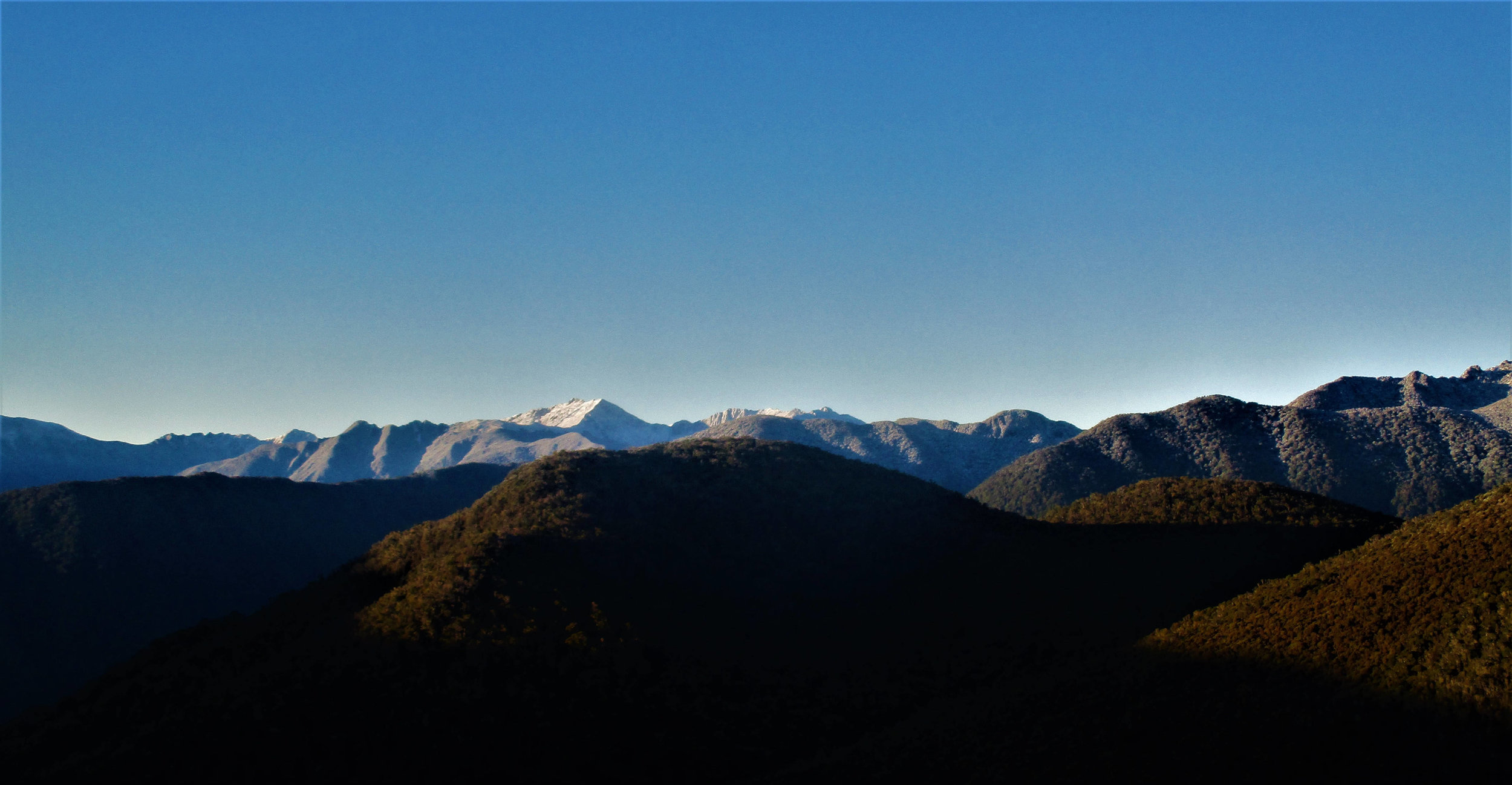 The Kahurangi national park from Mt Perry, a quick stroll above Perry Saddle whilst riding the Heaphy track.