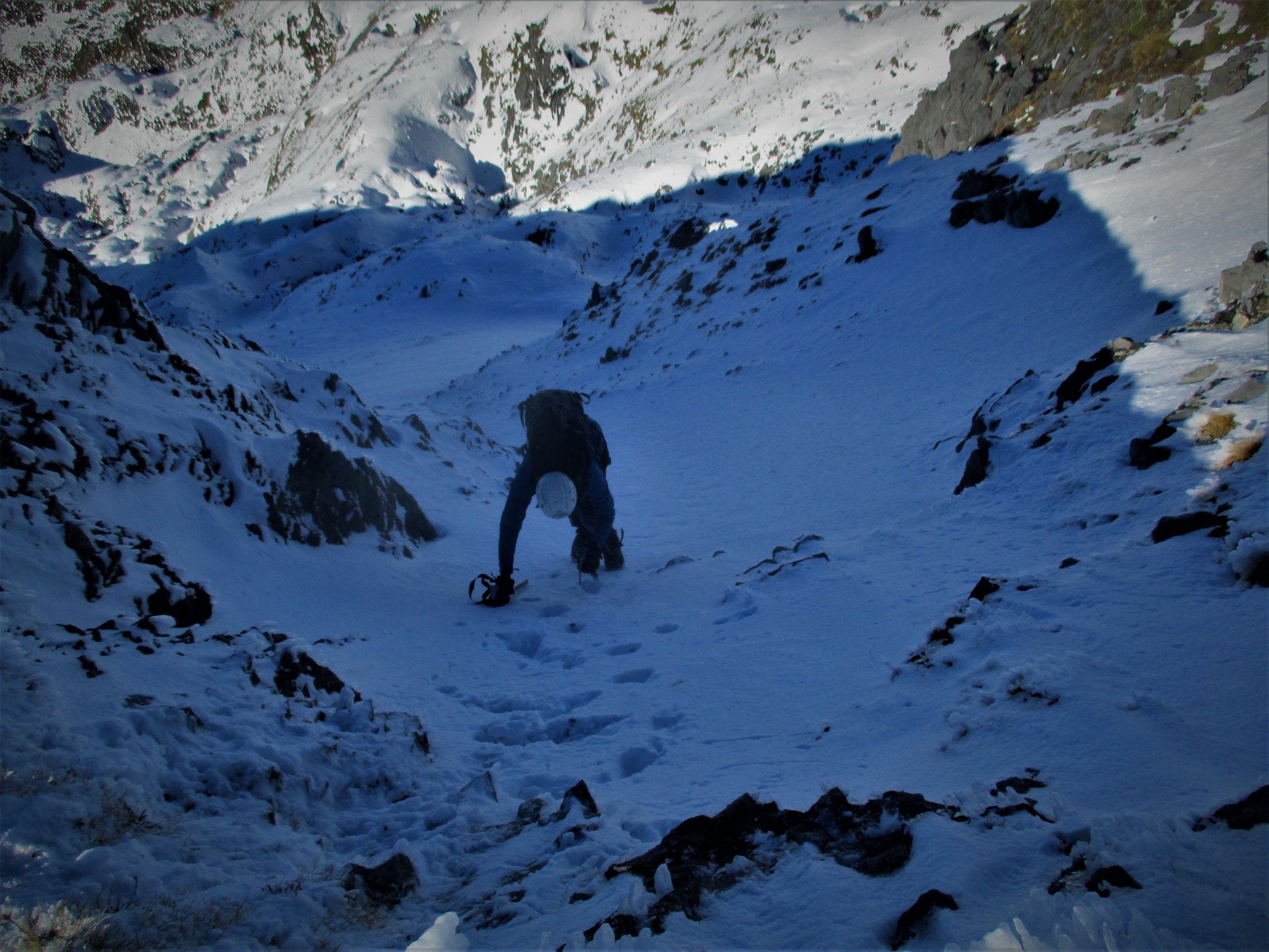 Finding snowy couliors for training