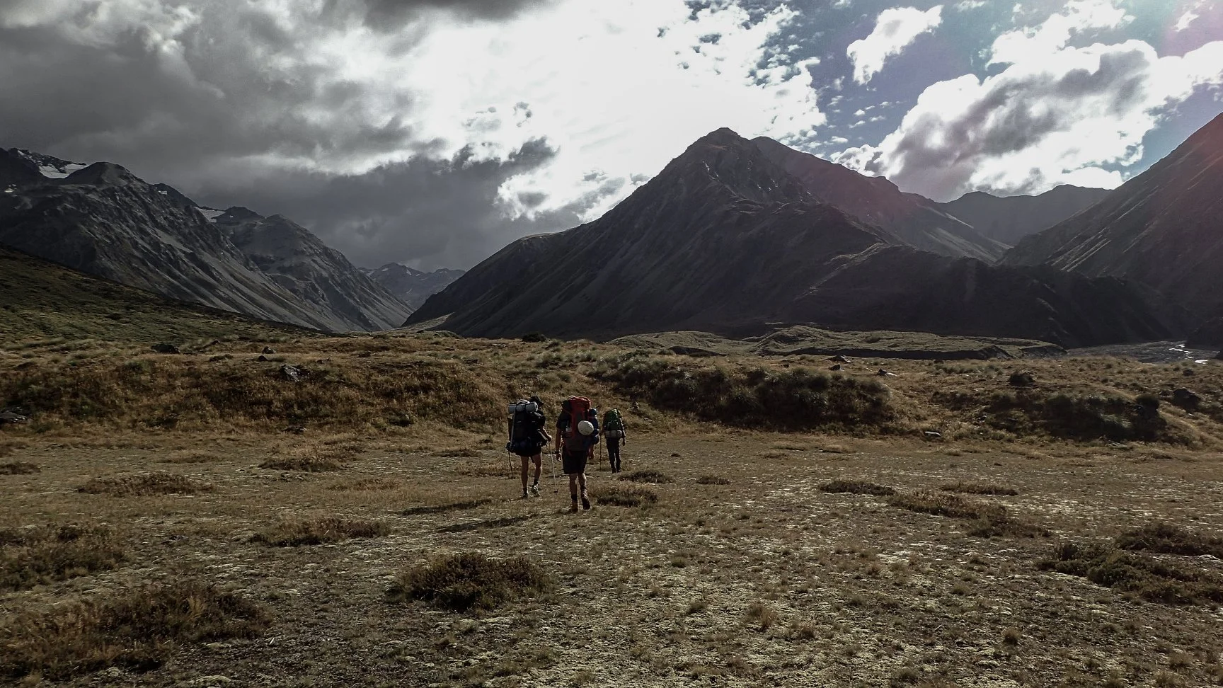 The walk up the valley.
