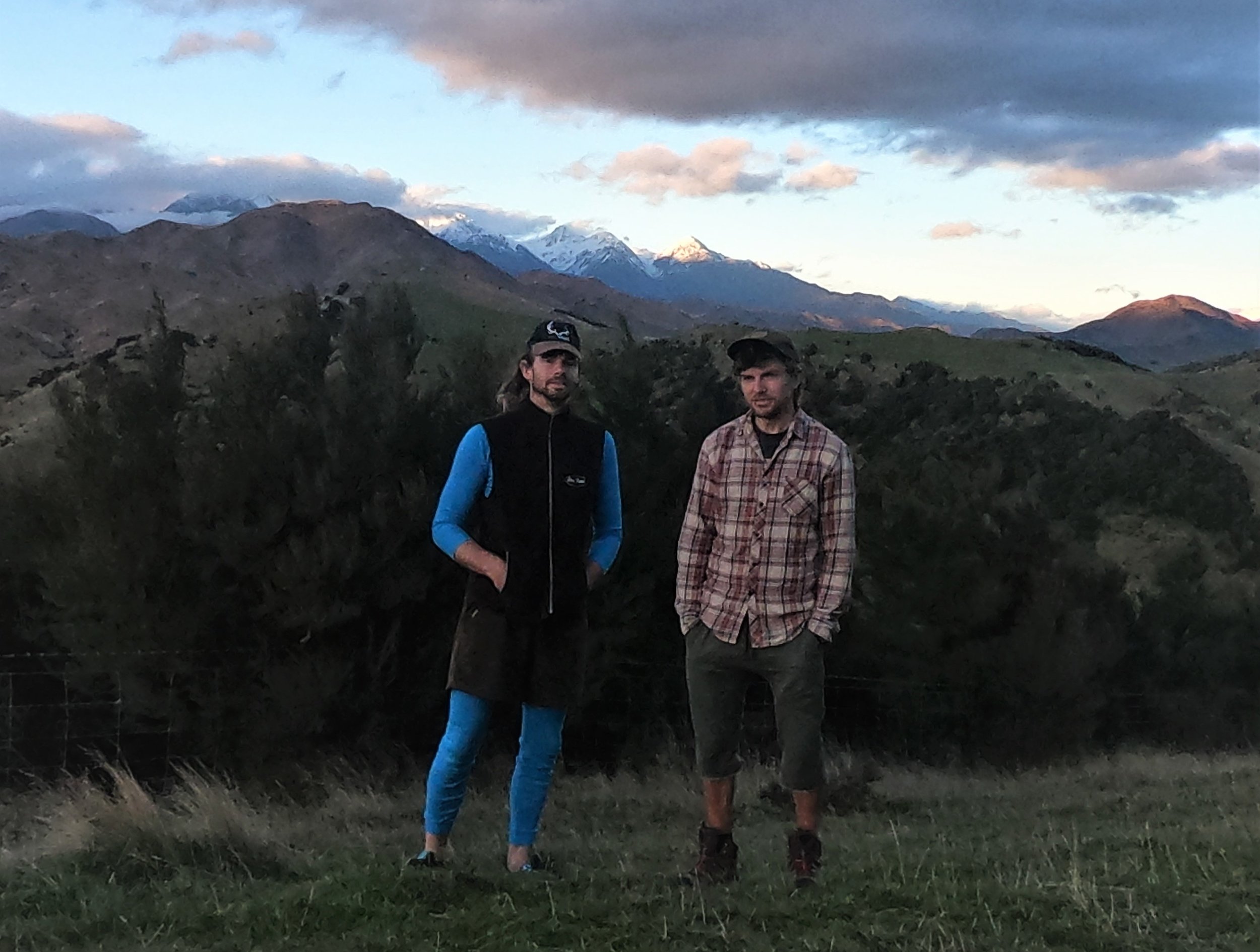 Carl and Ryan about to start the hike up the Hodder river.