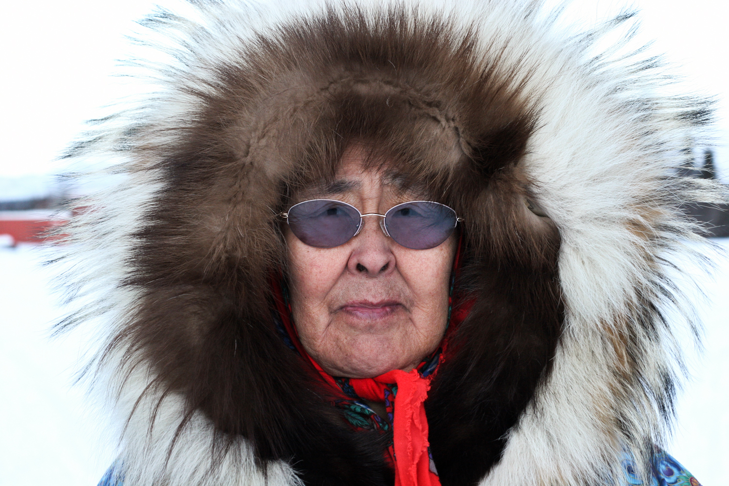   Irene Armstrong, village preacher and pioneer for tradition in Ambler, Alaska.  