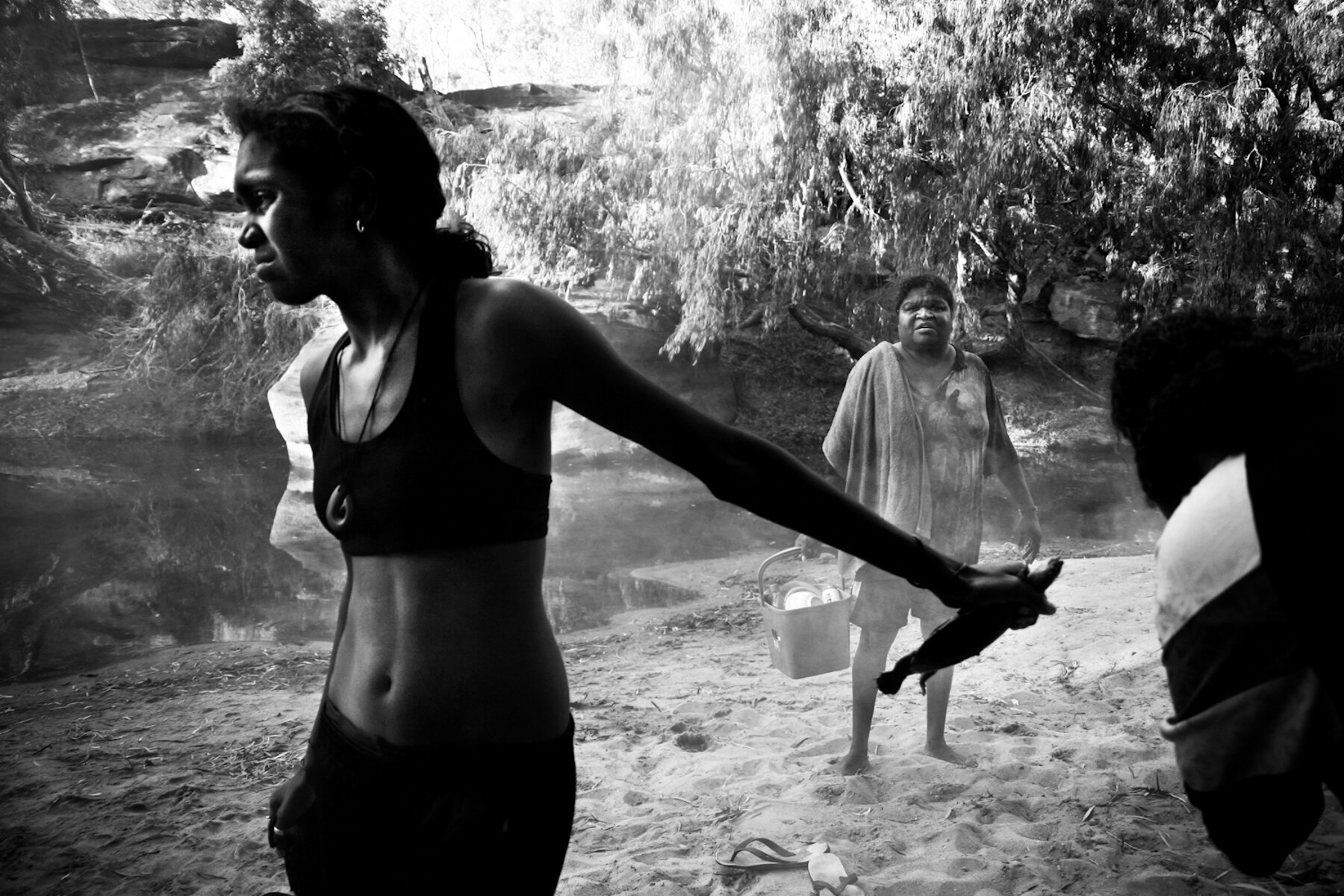  Eleanor, 16, Aboriginal girl with snapping turtle | Laura, Australia 