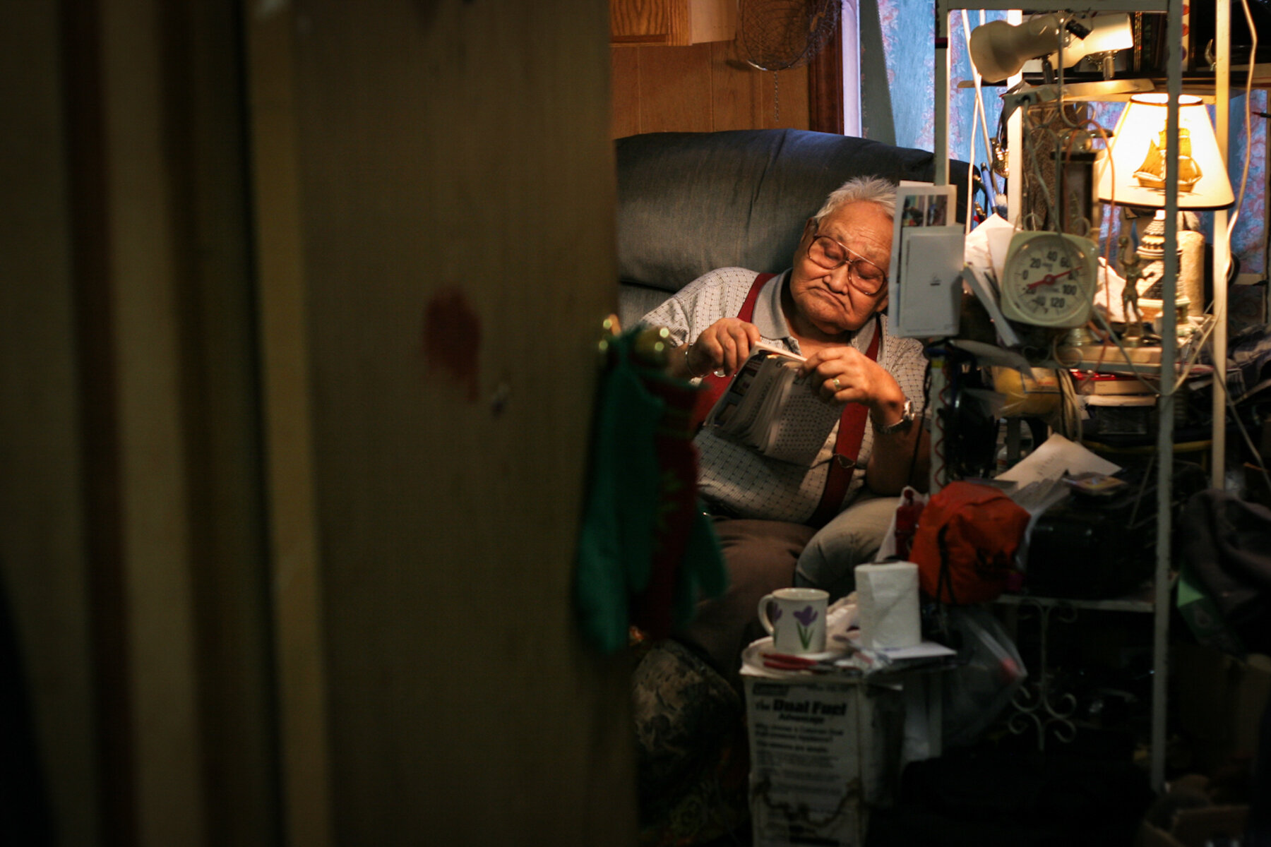  Nelson Griest and his puzzles | Ambler, Alaska 