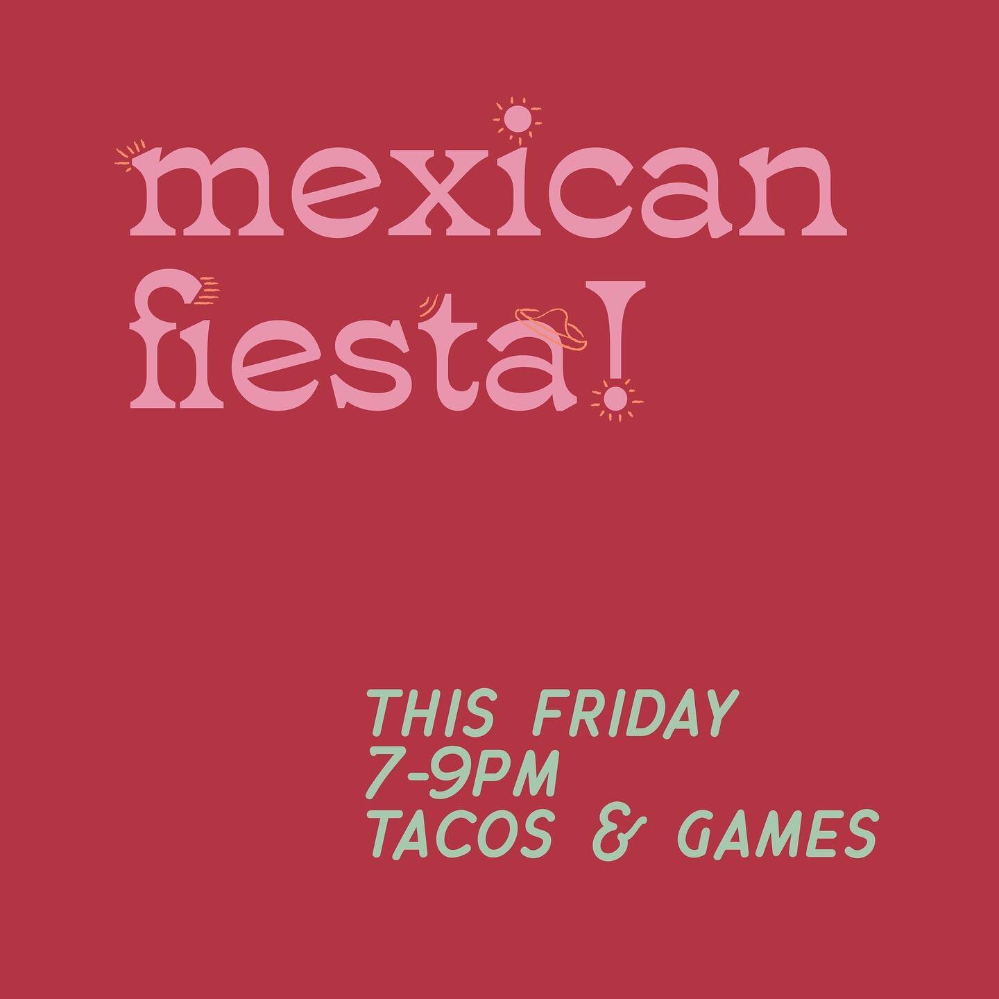 Tomorrow night we are wrapping up the term with some tacos 🌮 and minute to win it games 🌶✨

Invite your friends and come ready to win! Same time, same place 🔥