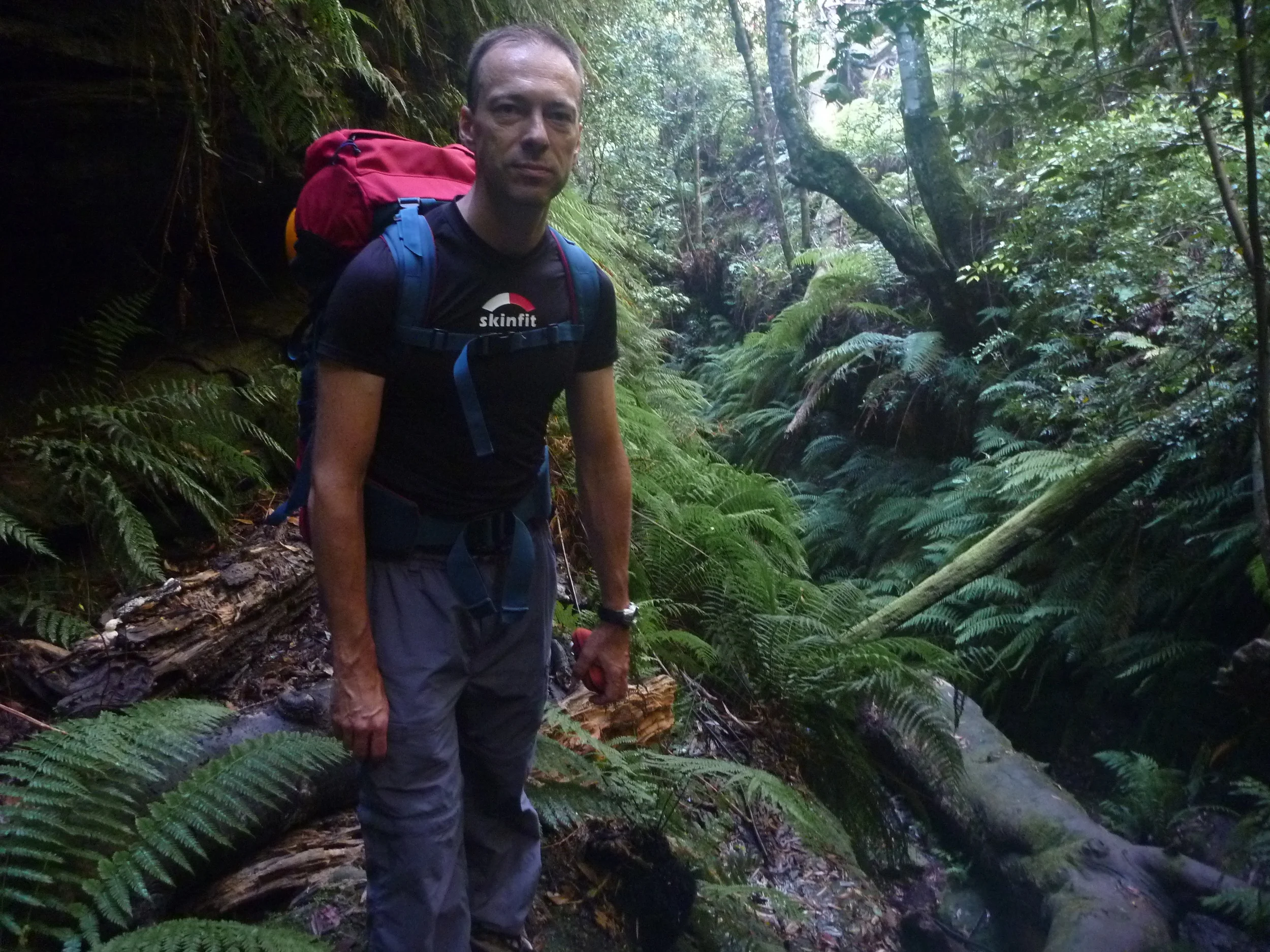  Thomas close to the canyon start 