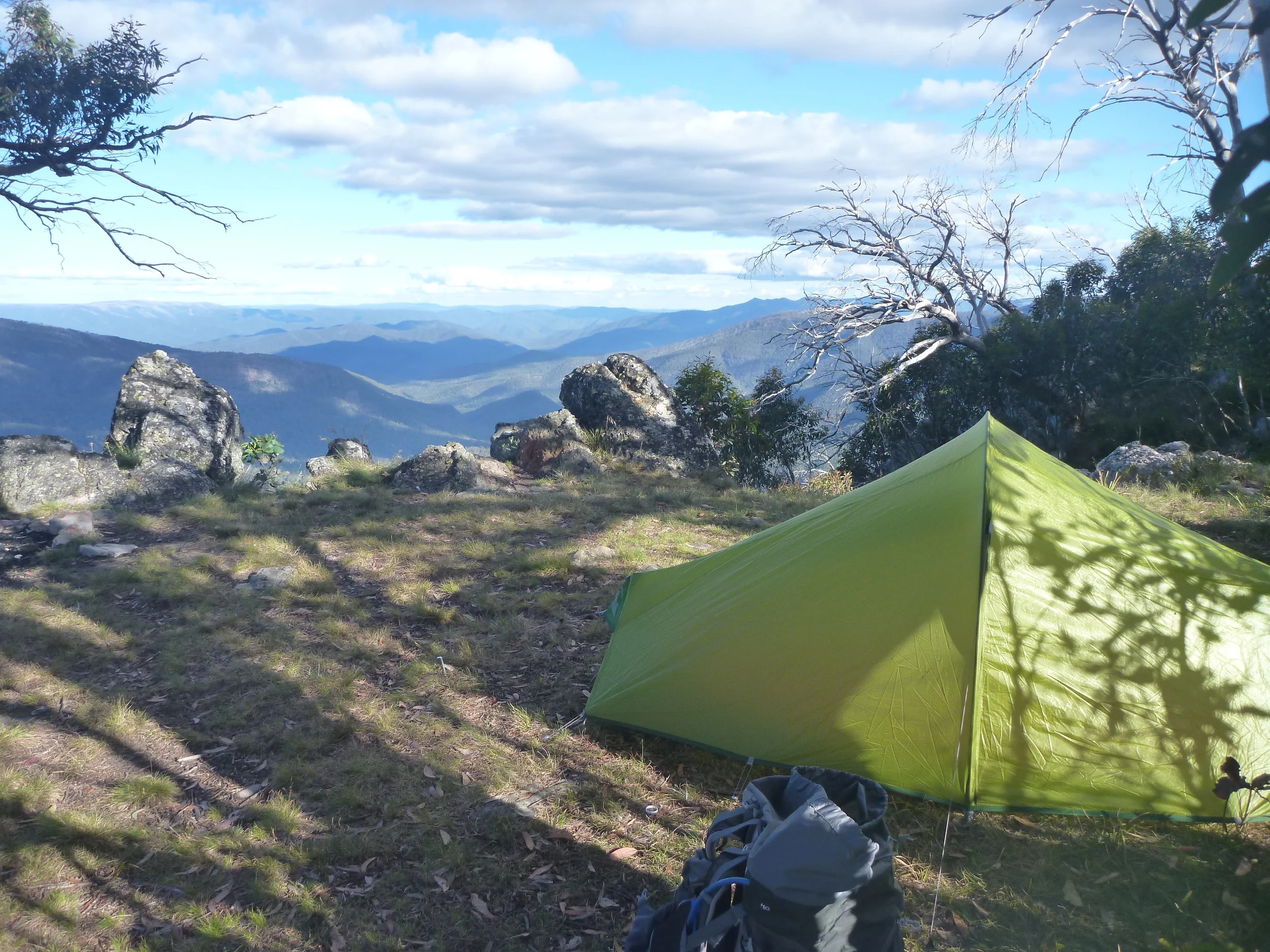  Best campsite ever - views from Mt. Speculation 