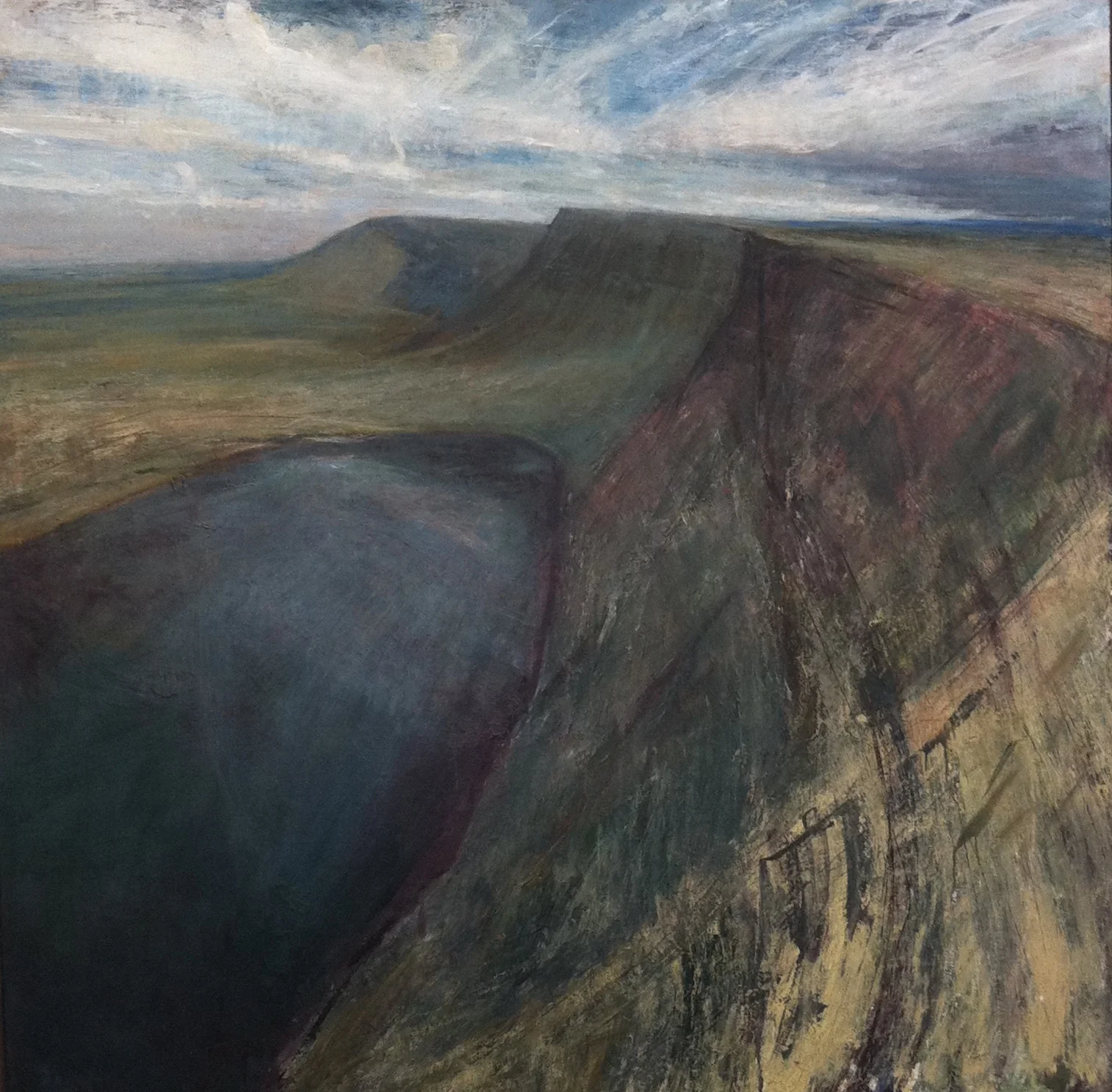 Llyn y Fan Fach 165 x 165cm Sold