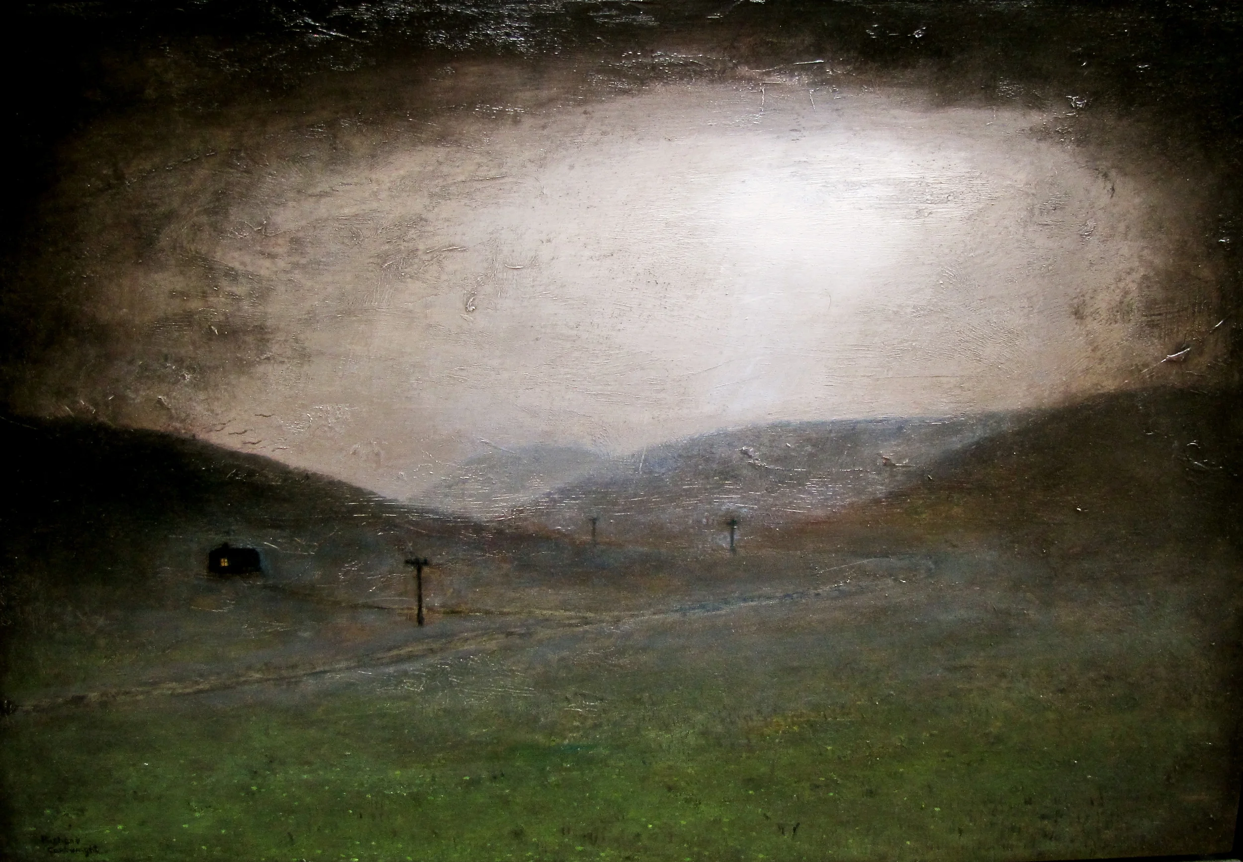 ' The Shepherd's Hut'  oil on panel (sold)