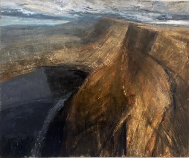 Llyn y Fan Fach 153 x 183cm oil on canvas