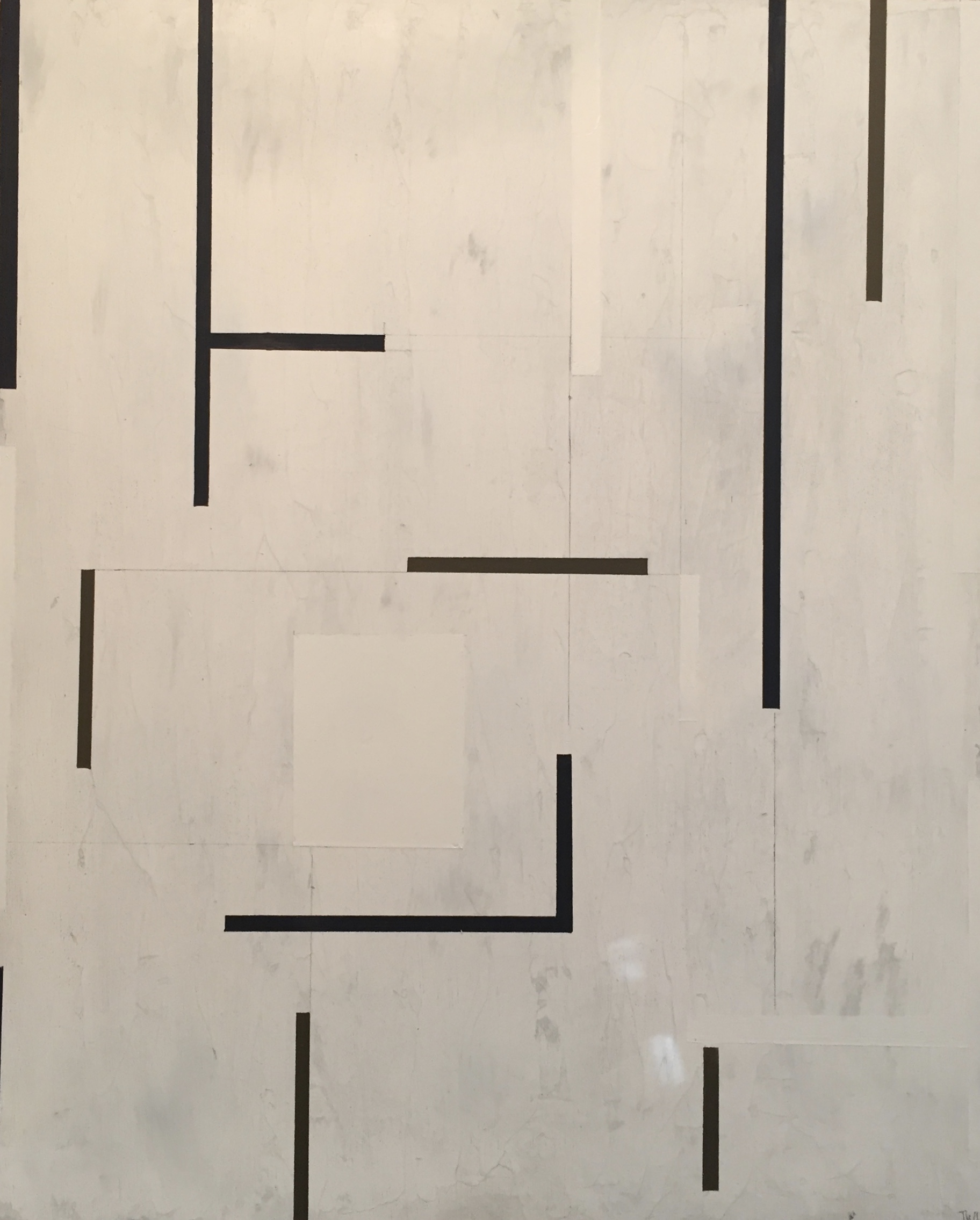 Urban Cross Points 43 x 53cm (sold)