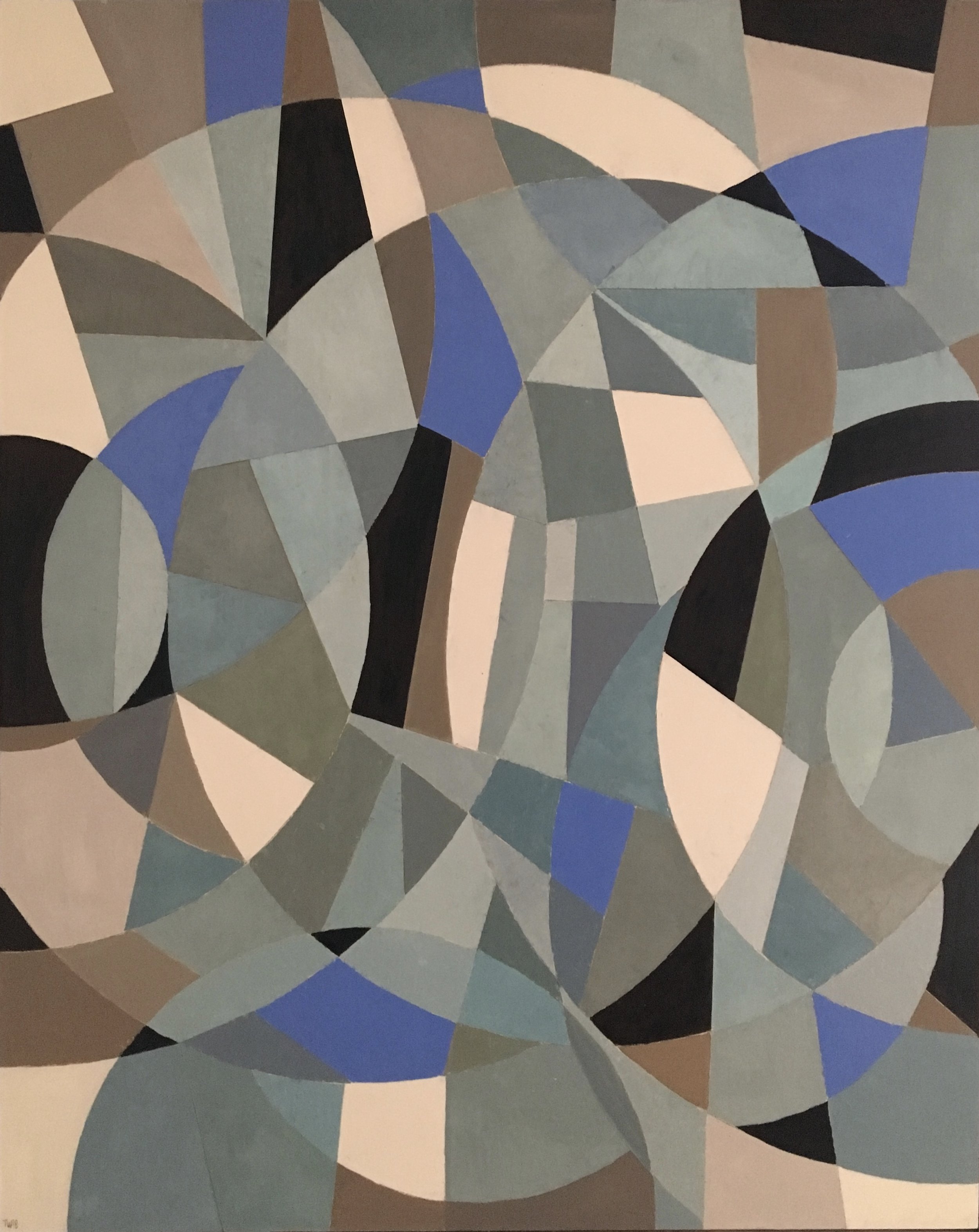 Lunar Orbit 114 x 142cm (sold)