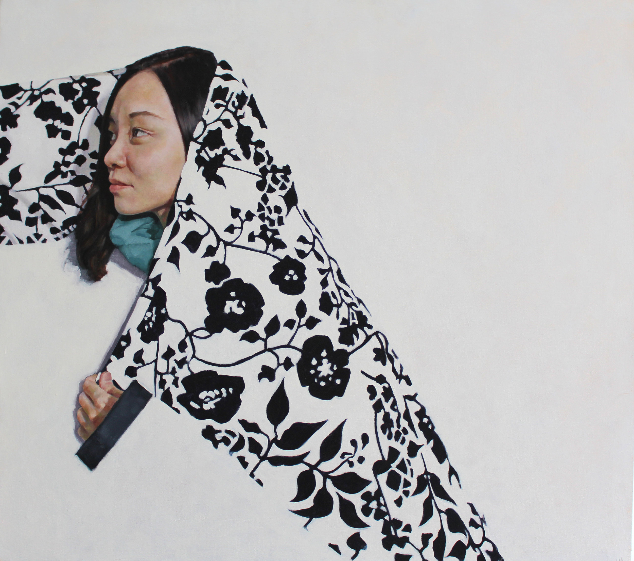 Refuge oil on canvas 90x80cm