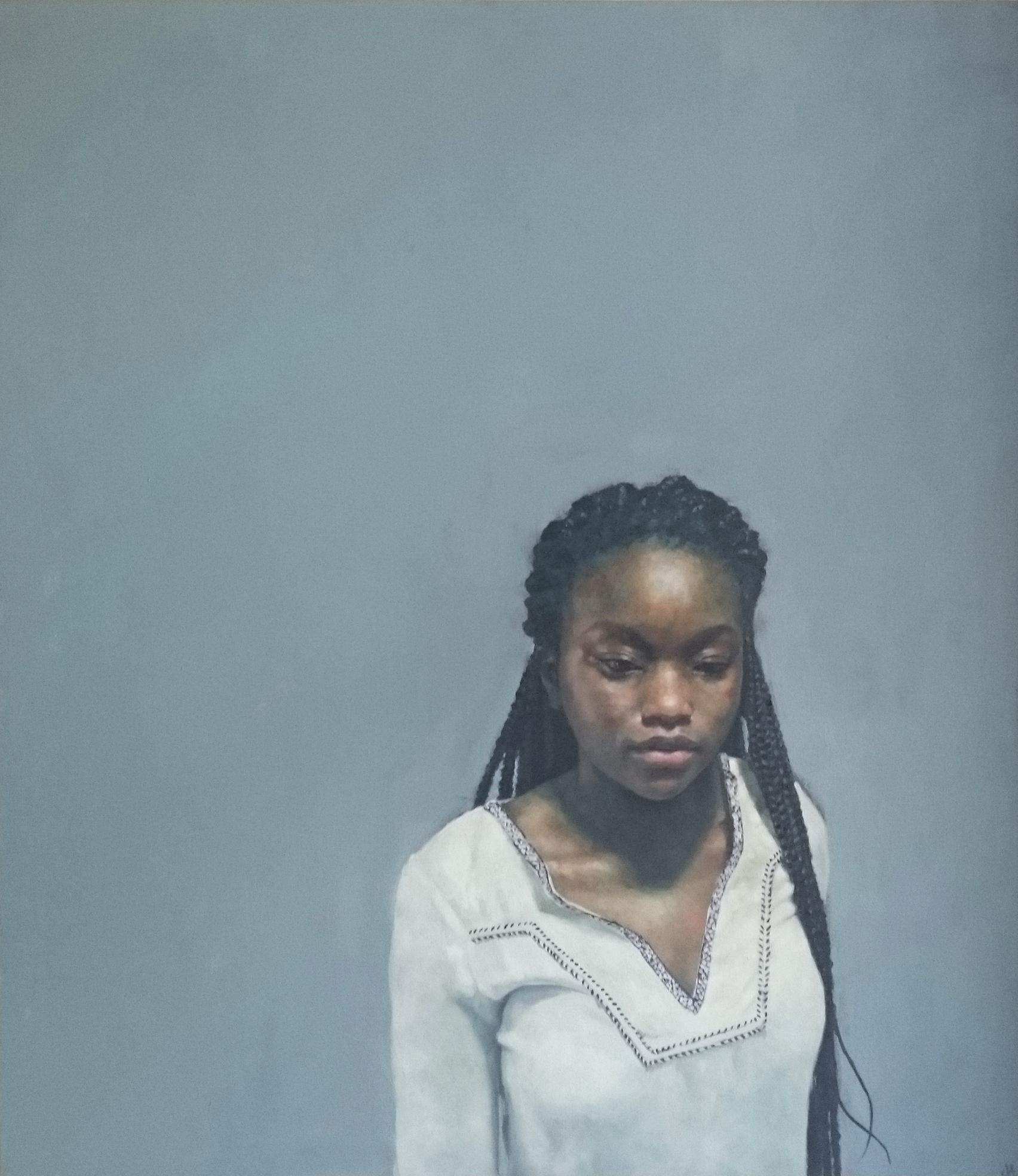 Eniola oil on canvas 84 x 95cm SOLD