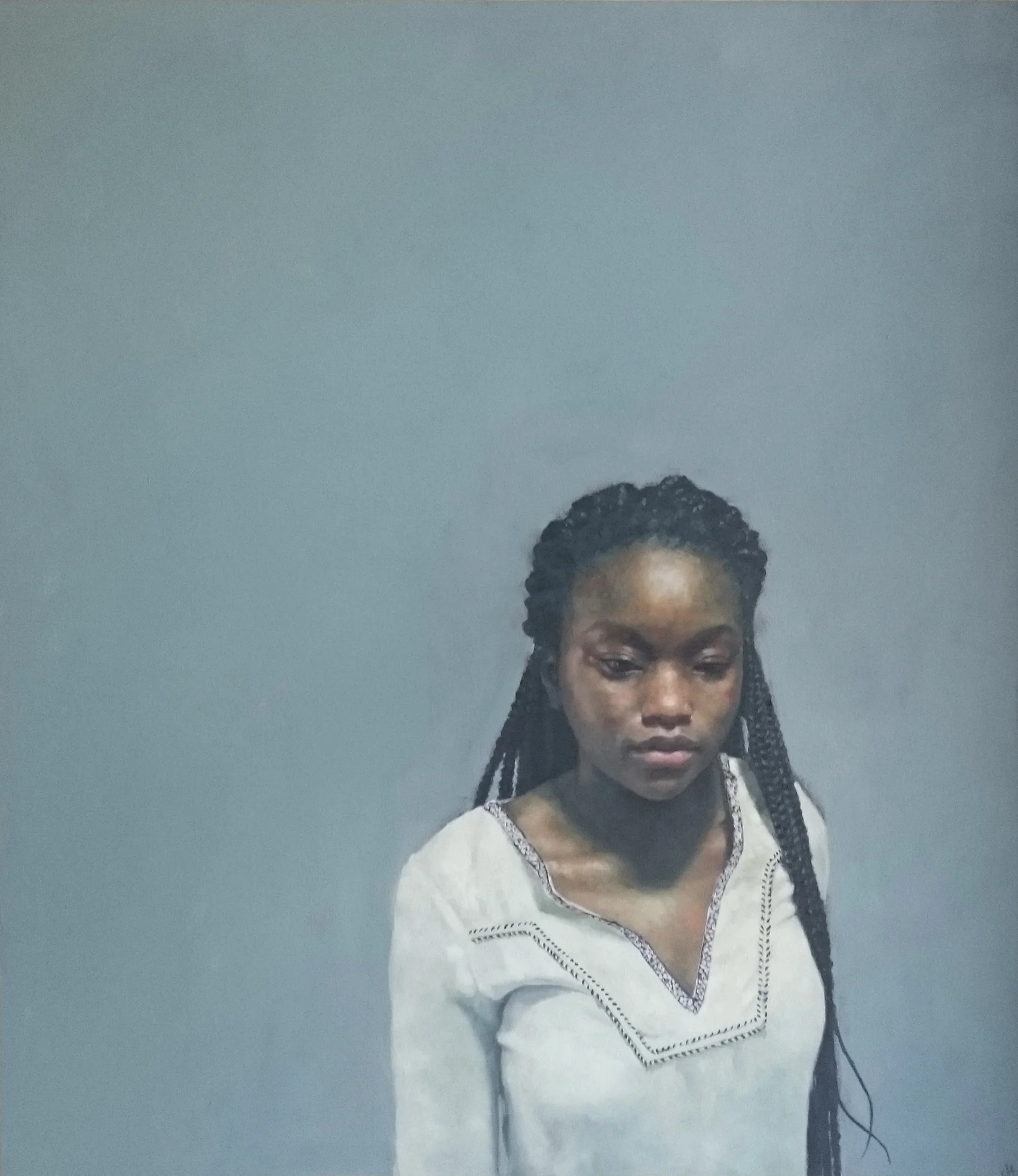Eniola oil on canvas 84 x 95cm SOLD