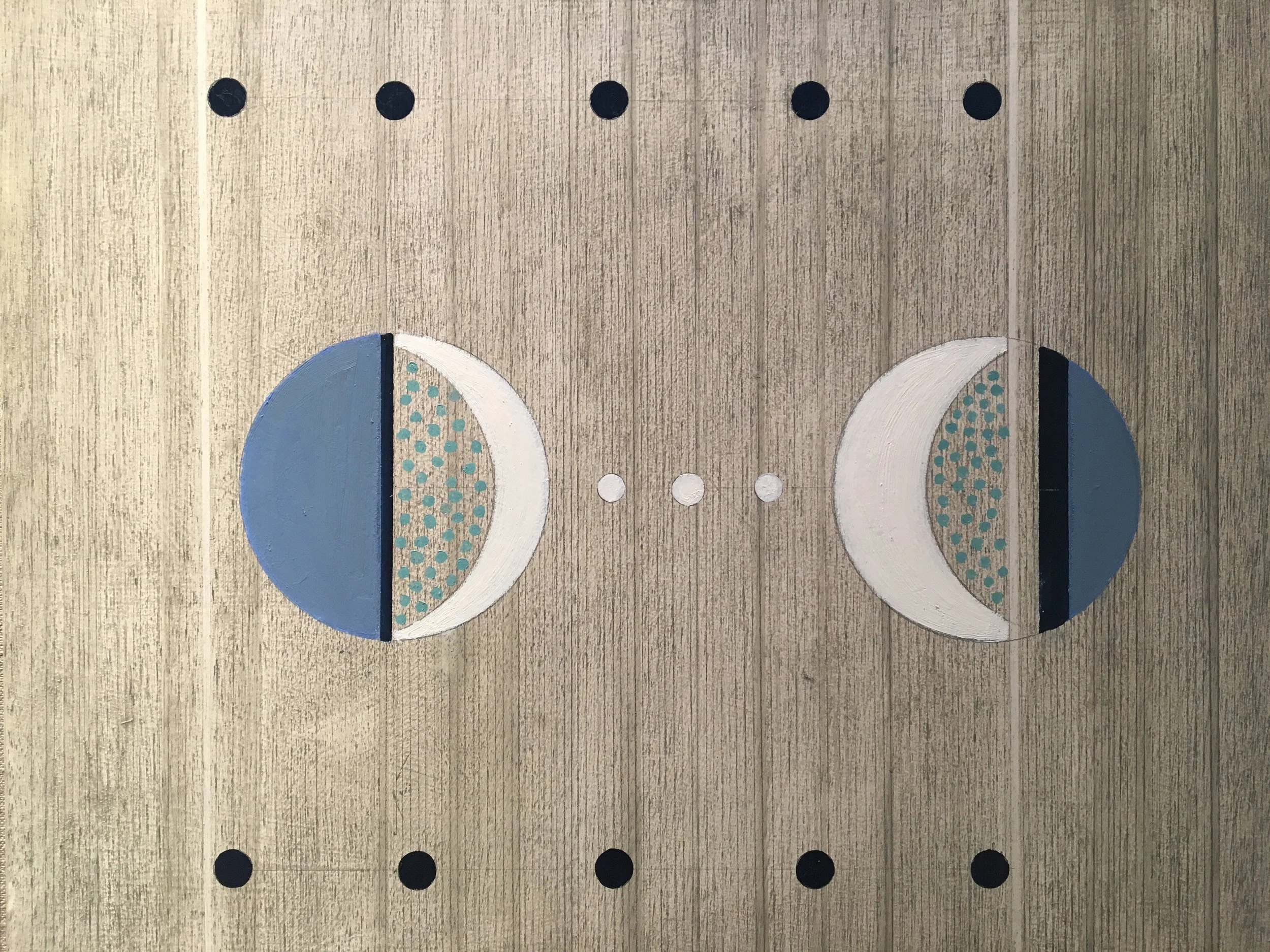 Blue Lateral Order 52 x 42cm