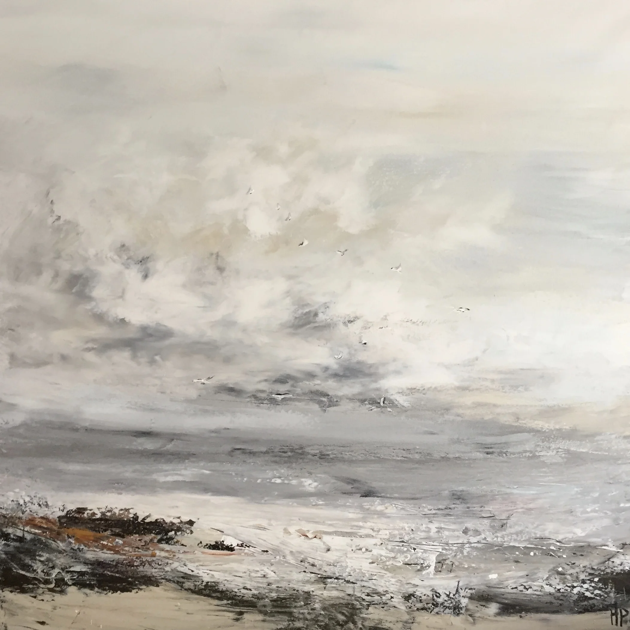 Wild Surf 100 x 100cm (sold) £870