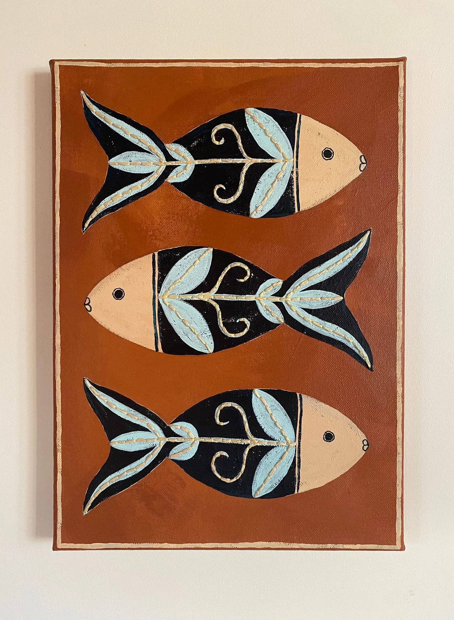 'Against the Tide' 25 x 35cm