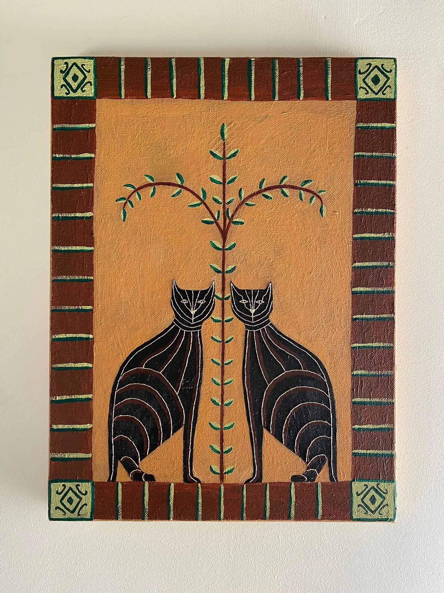 'Black Cats' 30 x 40cm