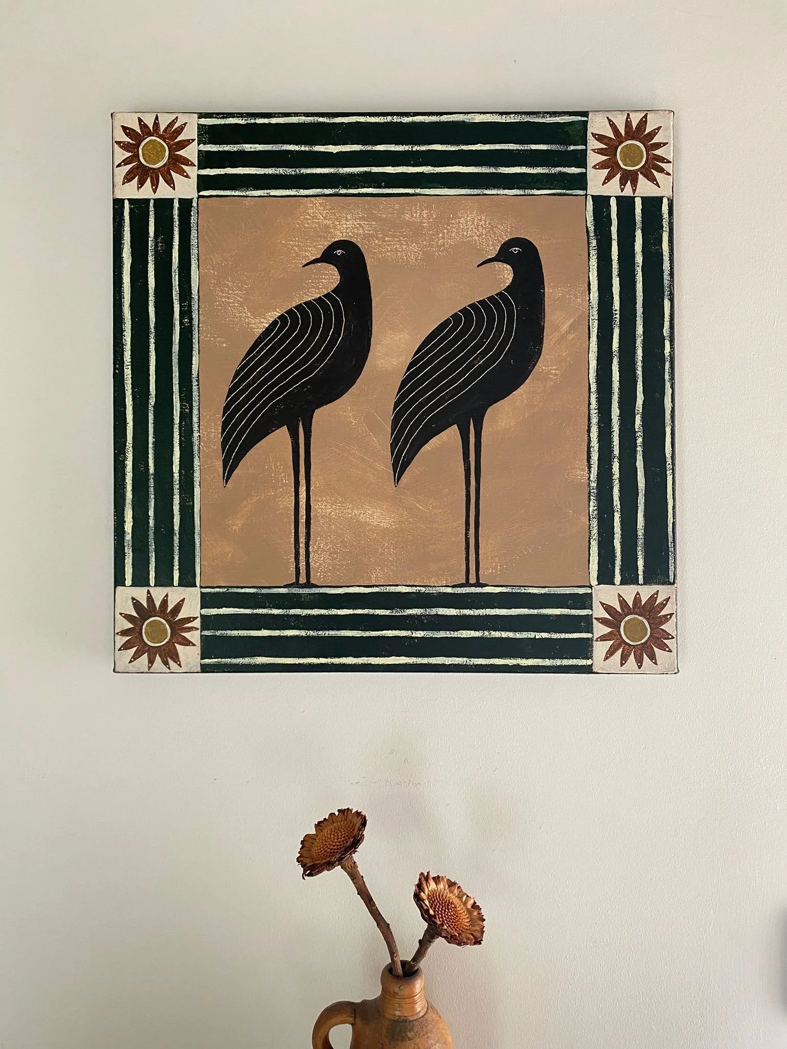 Sunbirds' 40 x 40cm