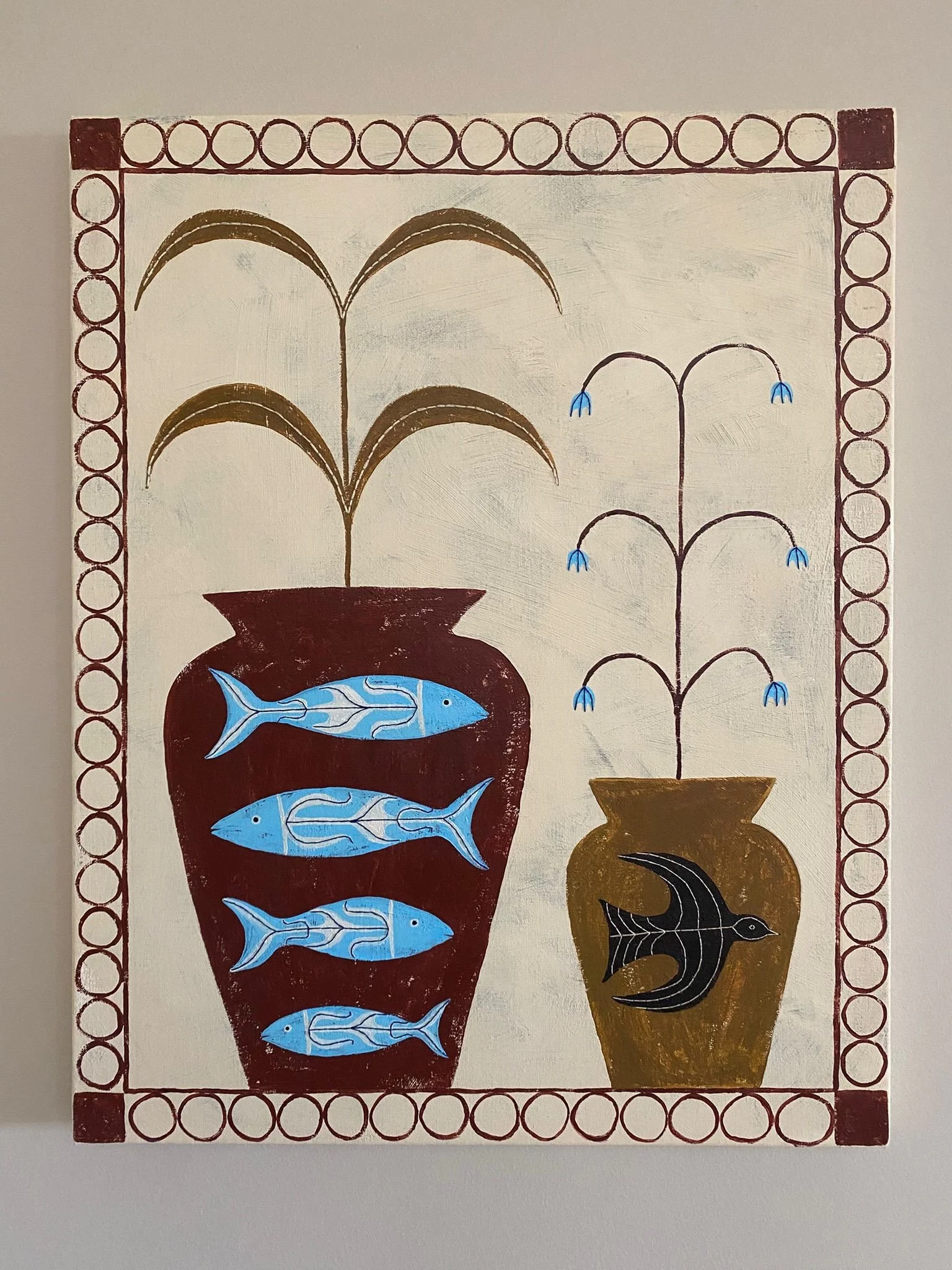 'Mediterranean Pots' 40 x 50cm
