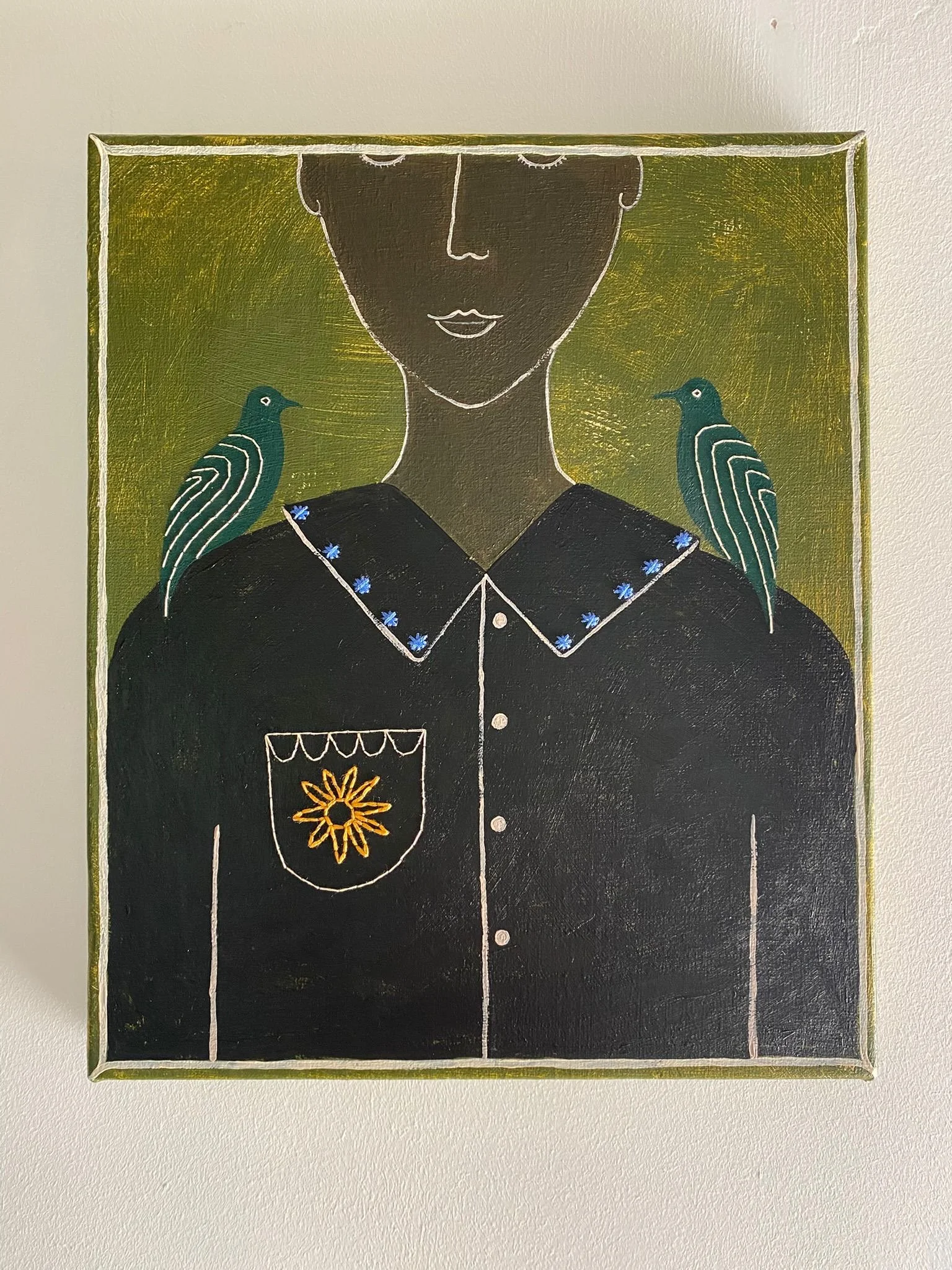 'Bird Boy' 25 x 30cm