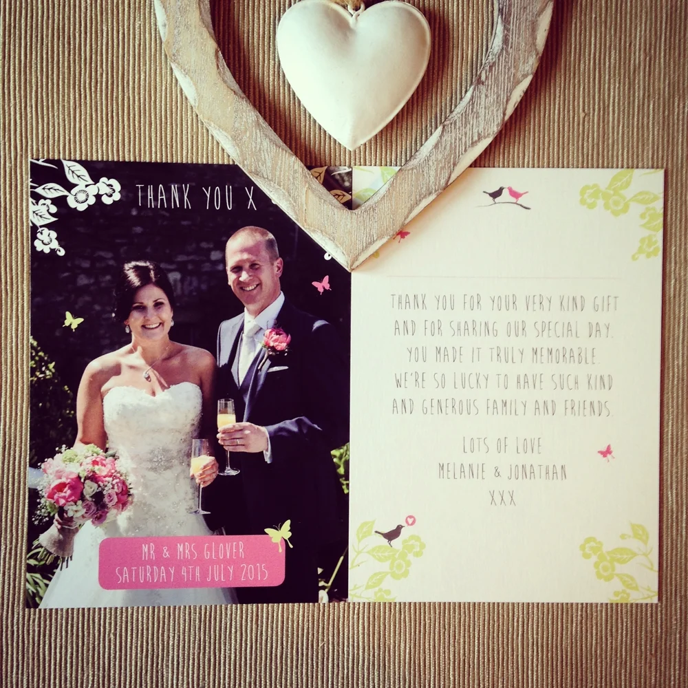 A6 double sided postcard