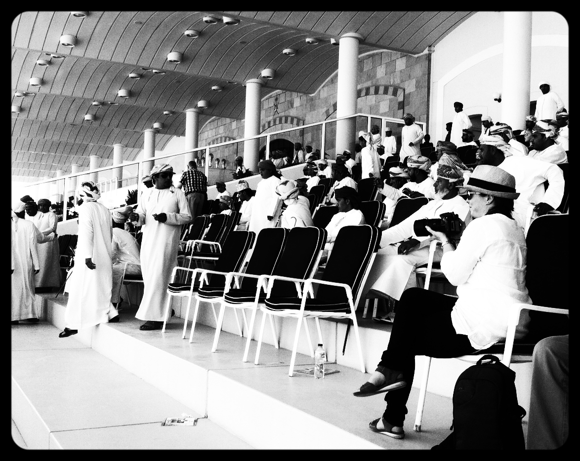 A friend caught me preparing for another shot.
