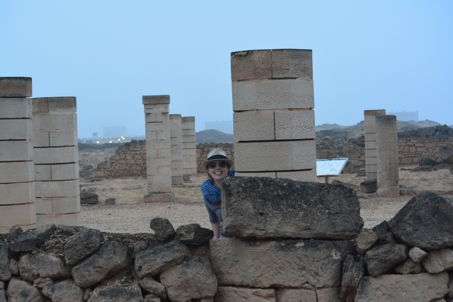 Apparently, I wasn't hiding very well since the camera was aiming at me when I jumped up.