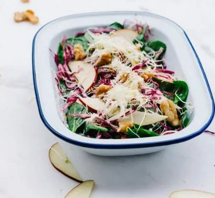 Apple, Walnut and BioCheese Cheddar Salad