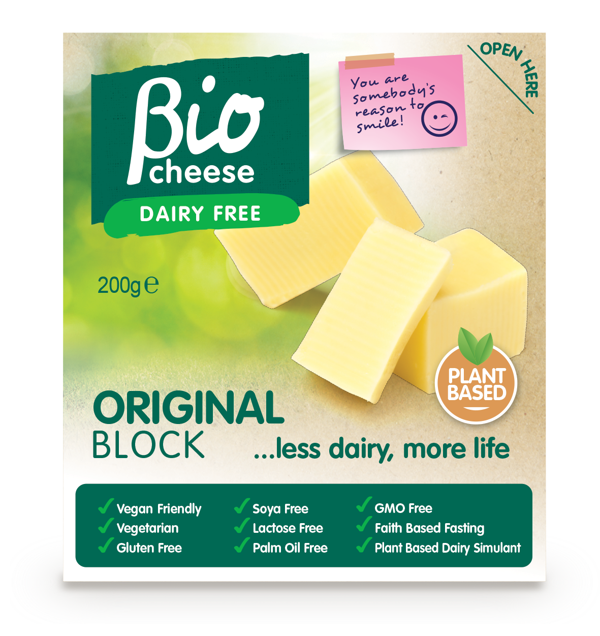 bio cheese original block vegan cheese
