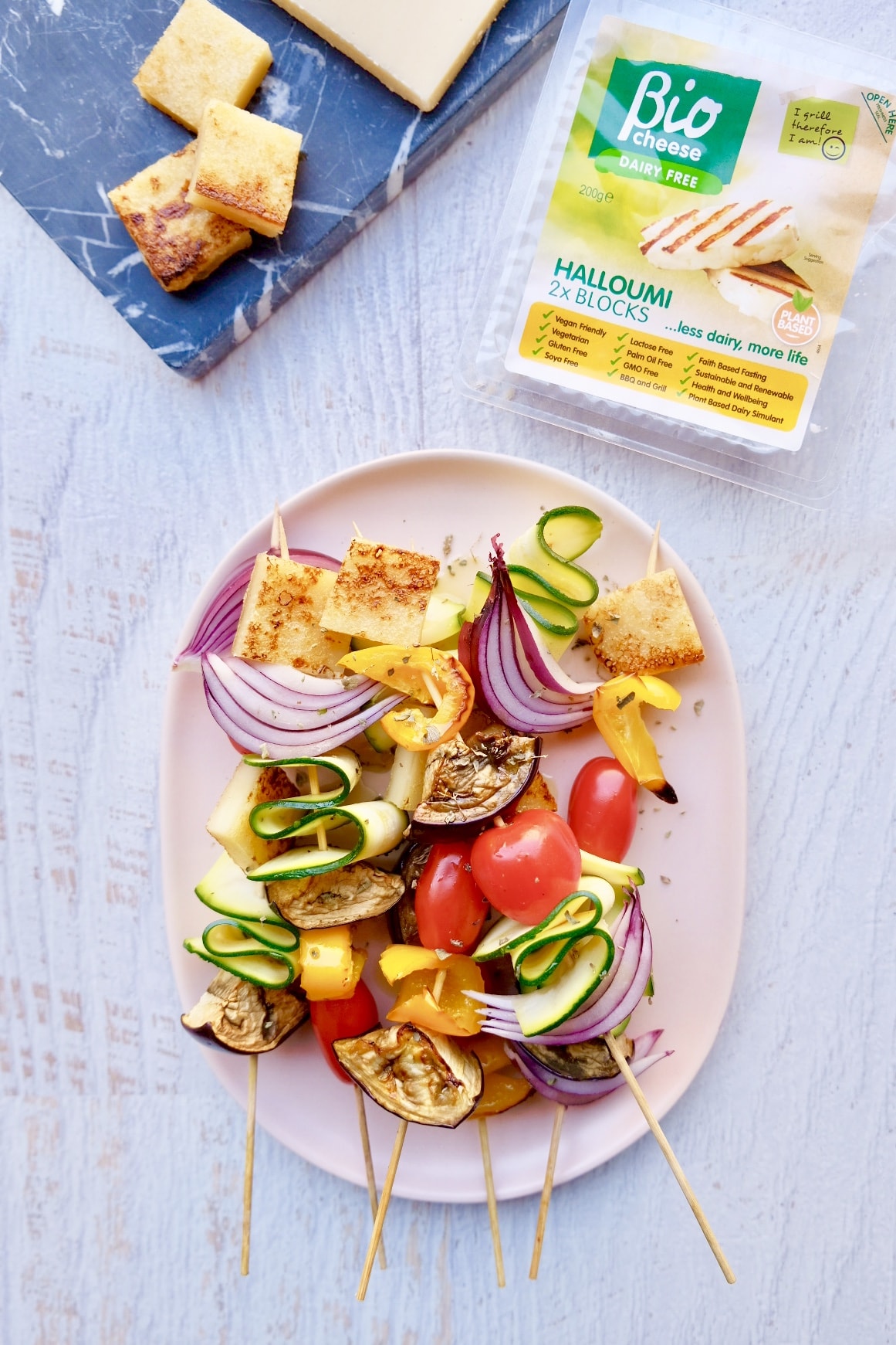 bio cheese plant based halloumi
