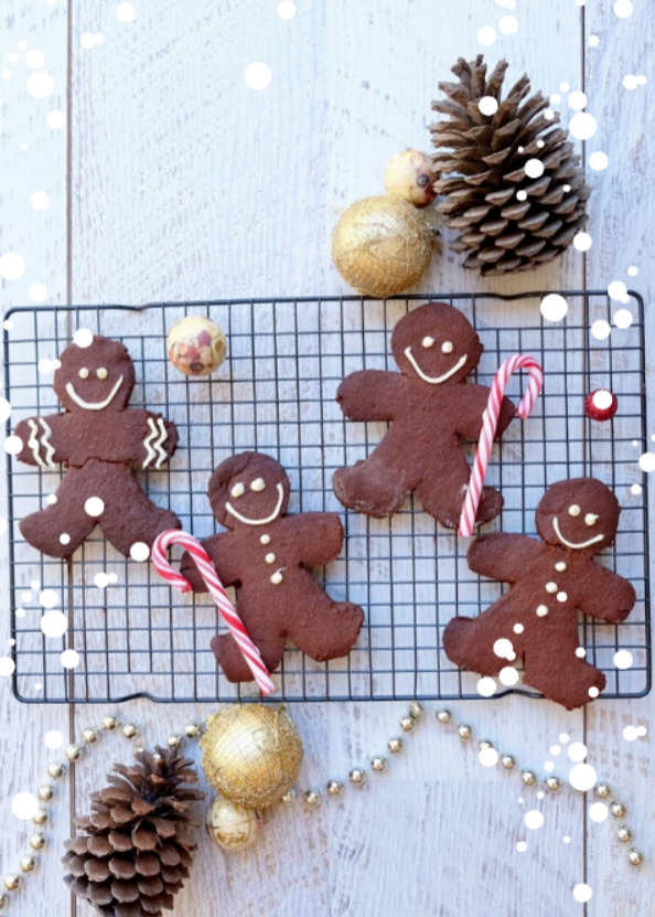 BioButtery Chocolate Gingerbread Men