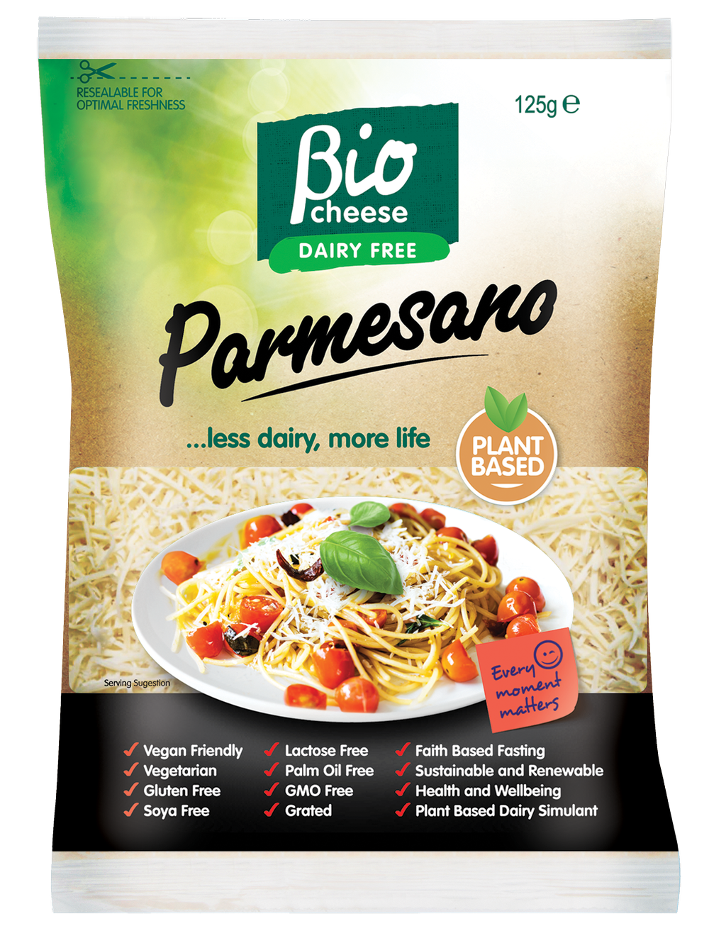 MyLife BioCheese Grated - Parmesano