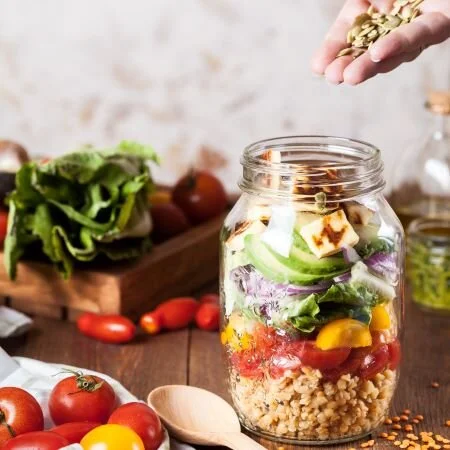 mylife_biocheese_halloumi_freekeh_salad_jars
