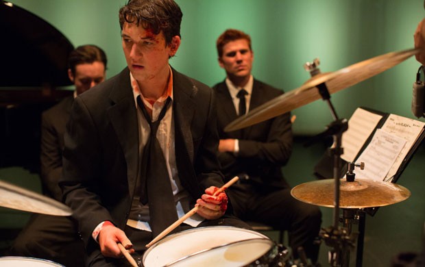 Miles Teller em cena de 'Whiplash: Em Busca da Perfeição' (Foto: Divulgação/Sony Pictures)