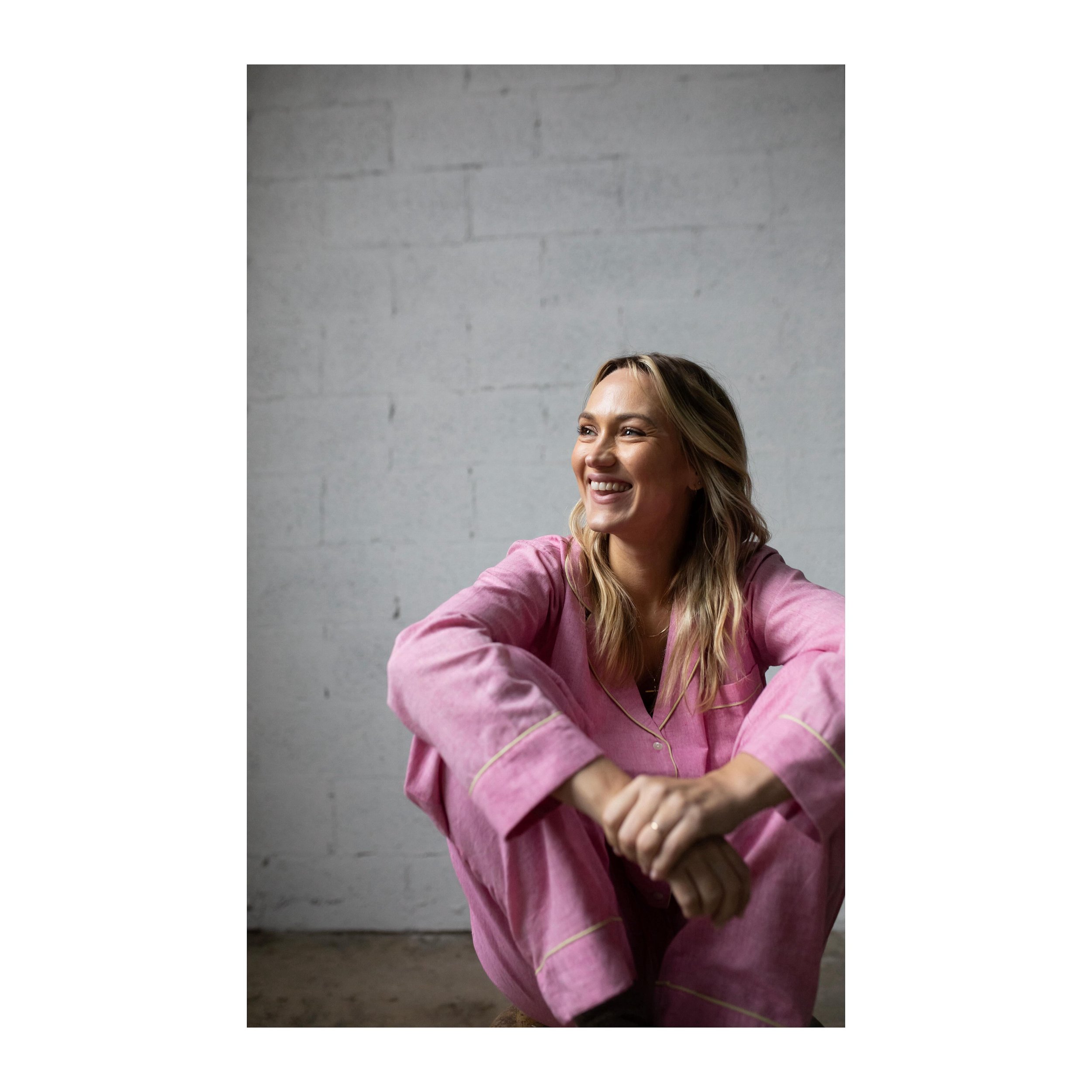 The Meadowsweet Set in Pink ✨🌸 | #martharose #norfolkstudio  #photoshoot #womeninbusiness #photography #moodboard #design #loungewear #lookbook #photoshoot #behindthescenes #cotton #pjs #loungewear #nightwear #creative #norfolkbrand #handloom #pyjam