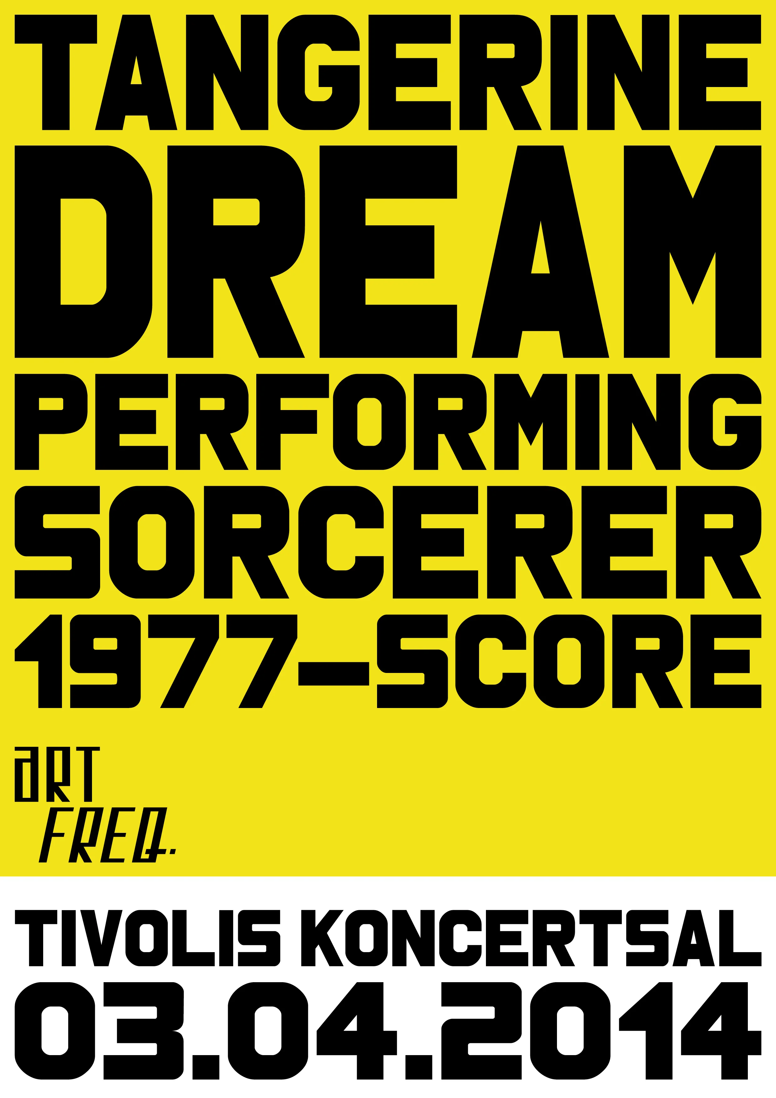 Tangerine Dream event poster