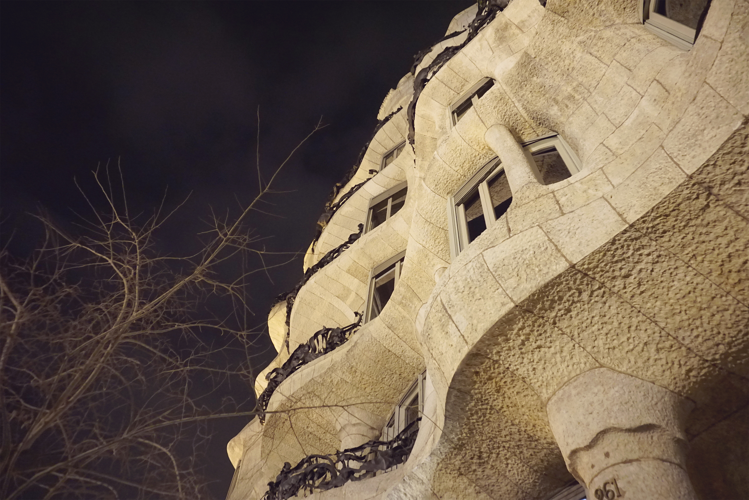 Exterior, Casa Mila La Pedrera, Barcelona Spain