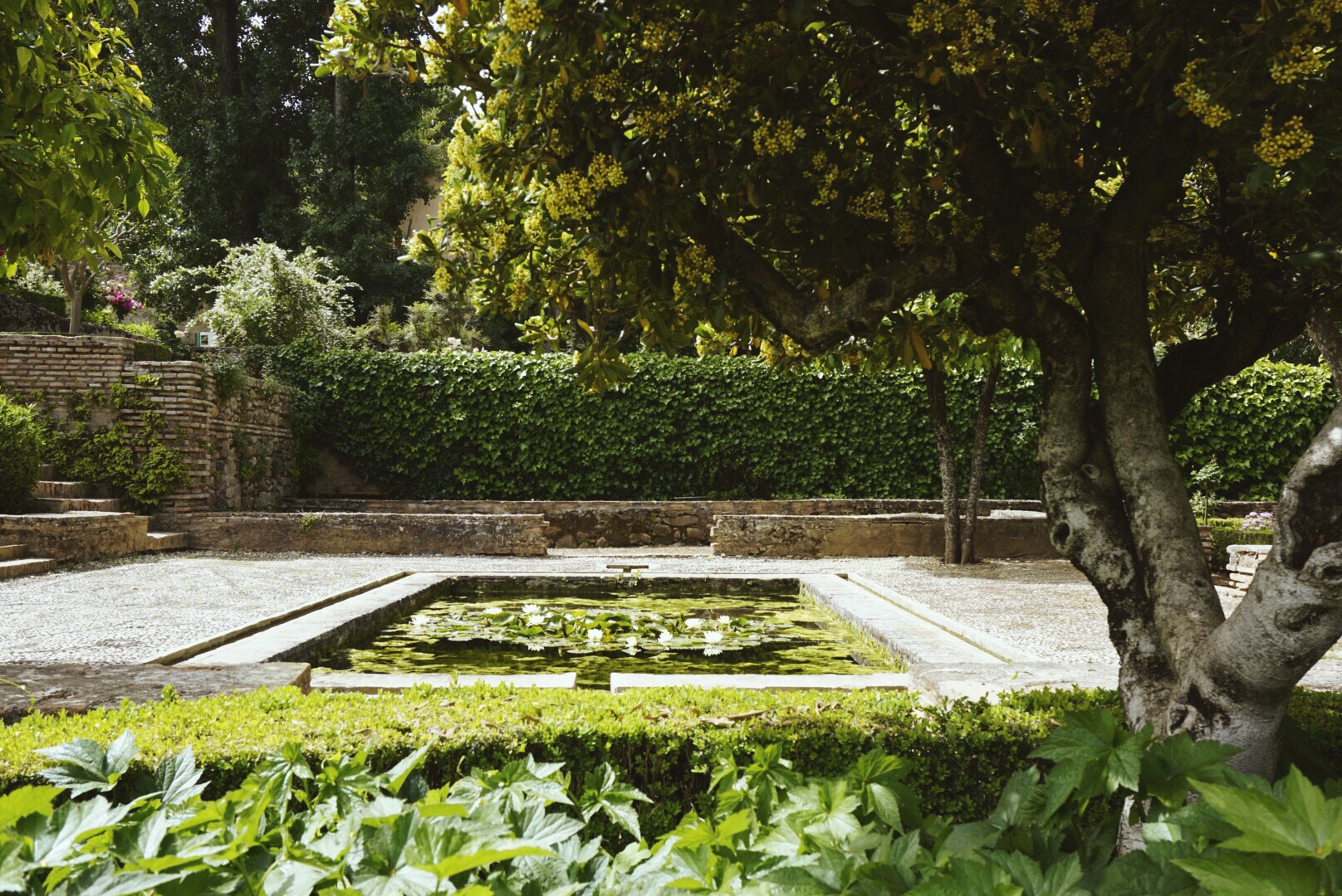 The Alhambra Gardens, Granada, Spain