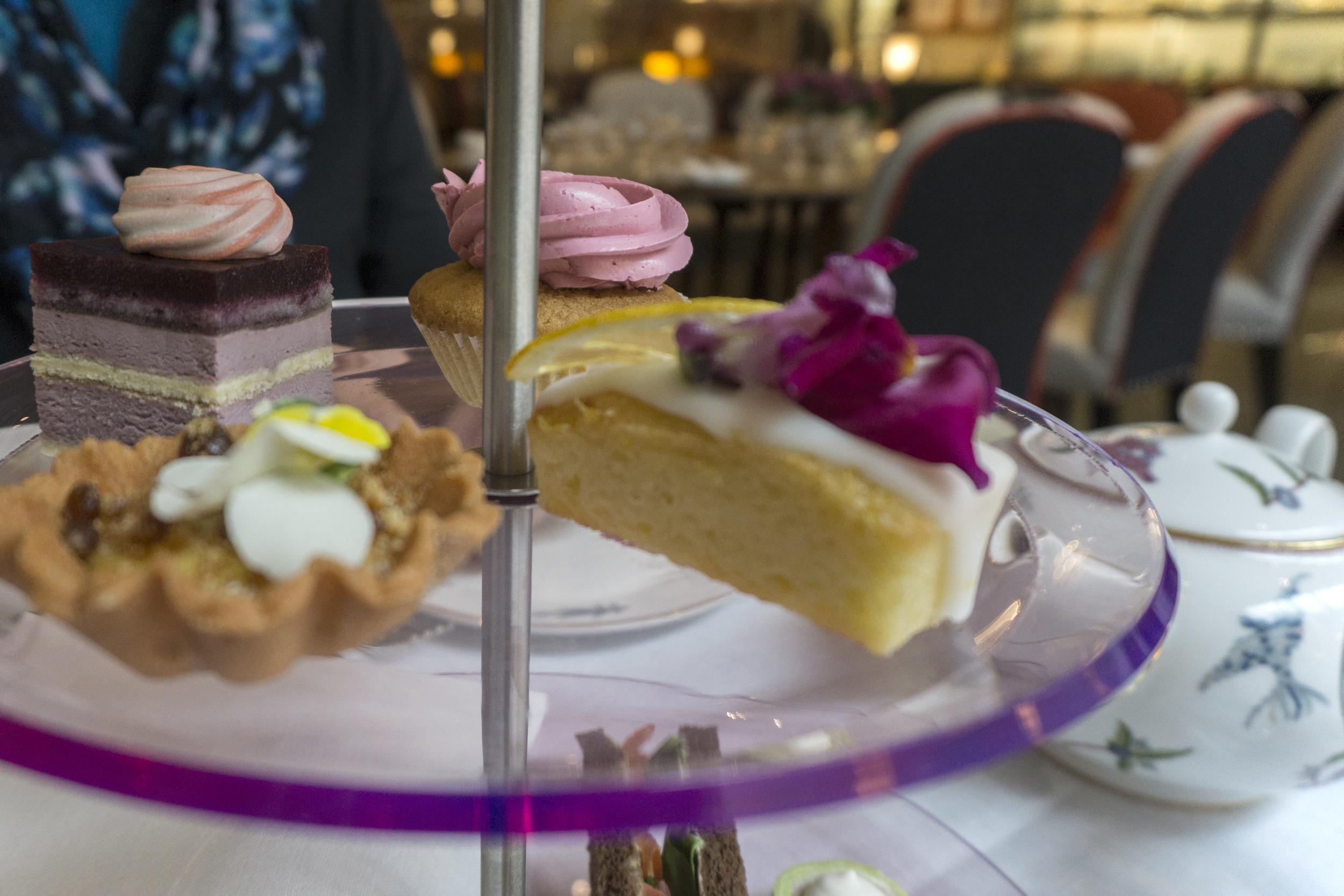 High tea treats, Ham Yard Hotel, Soho, London, England