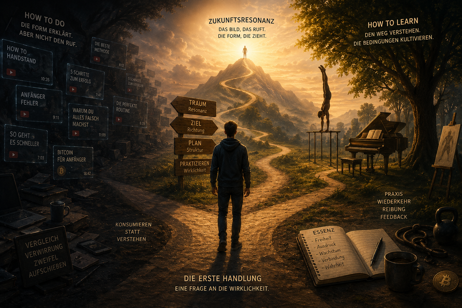 Der Traum hinter dem Ziel