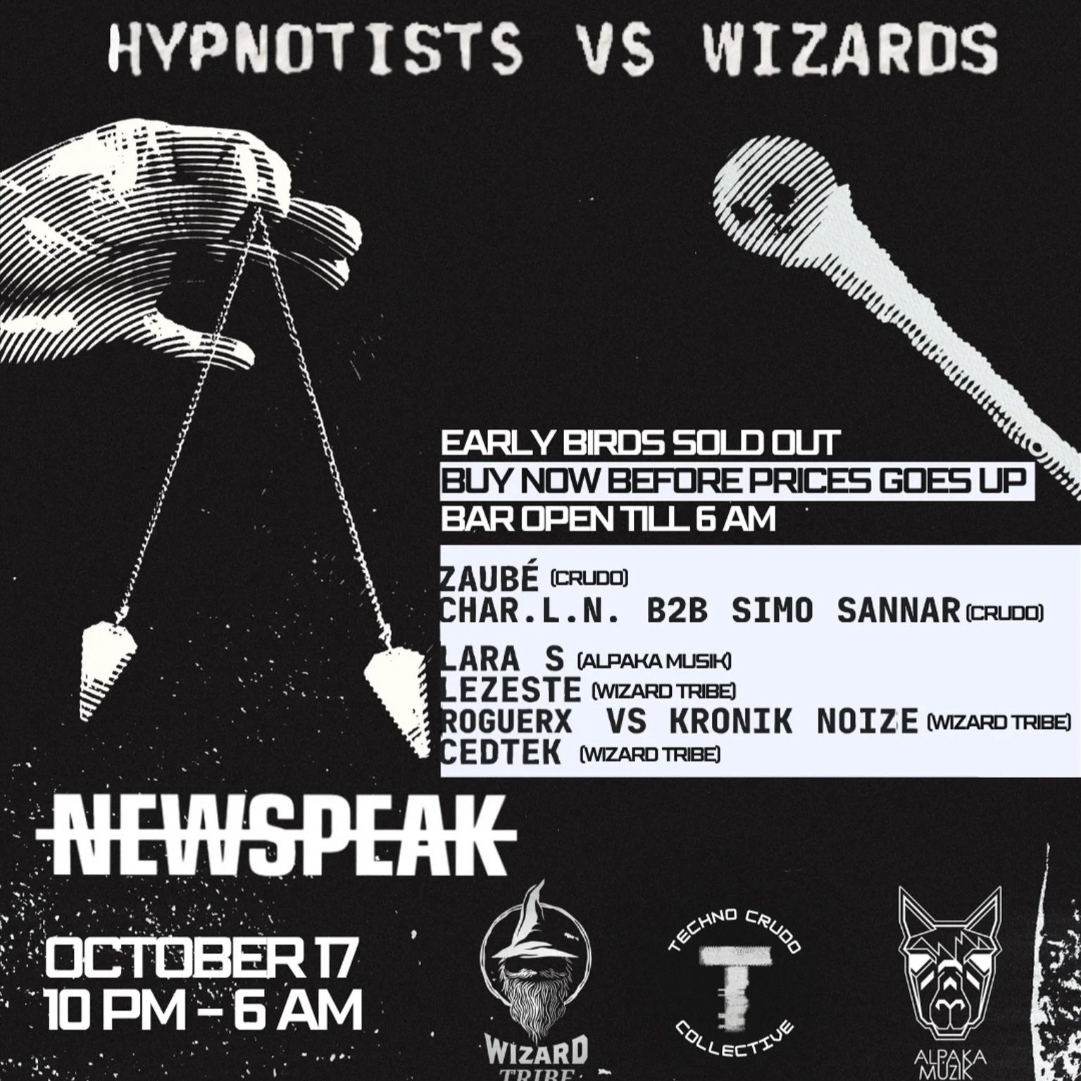 Hypnotists vs. Wizard