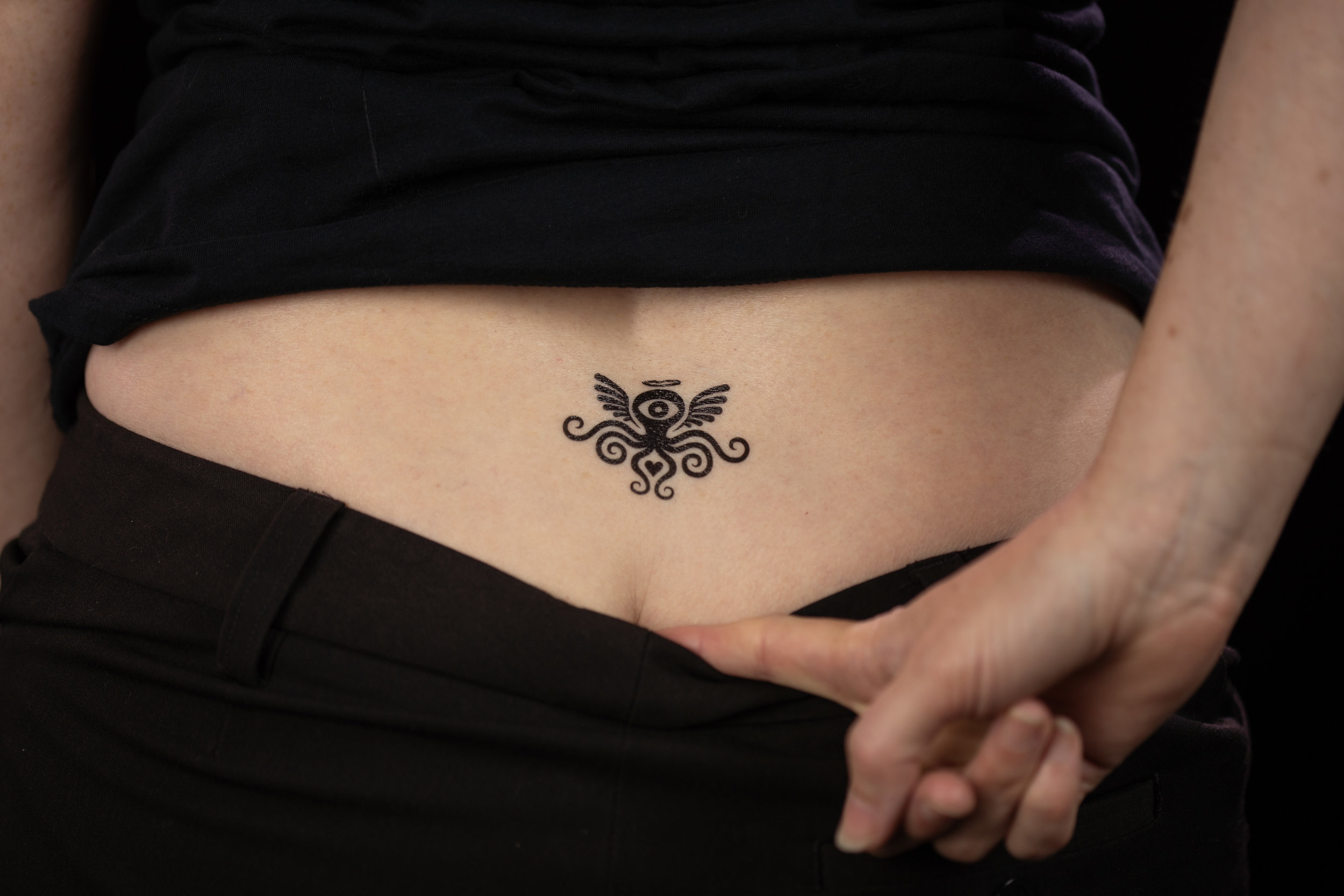Angel O' Pain Temporary Tattoo — PaleGray Labs