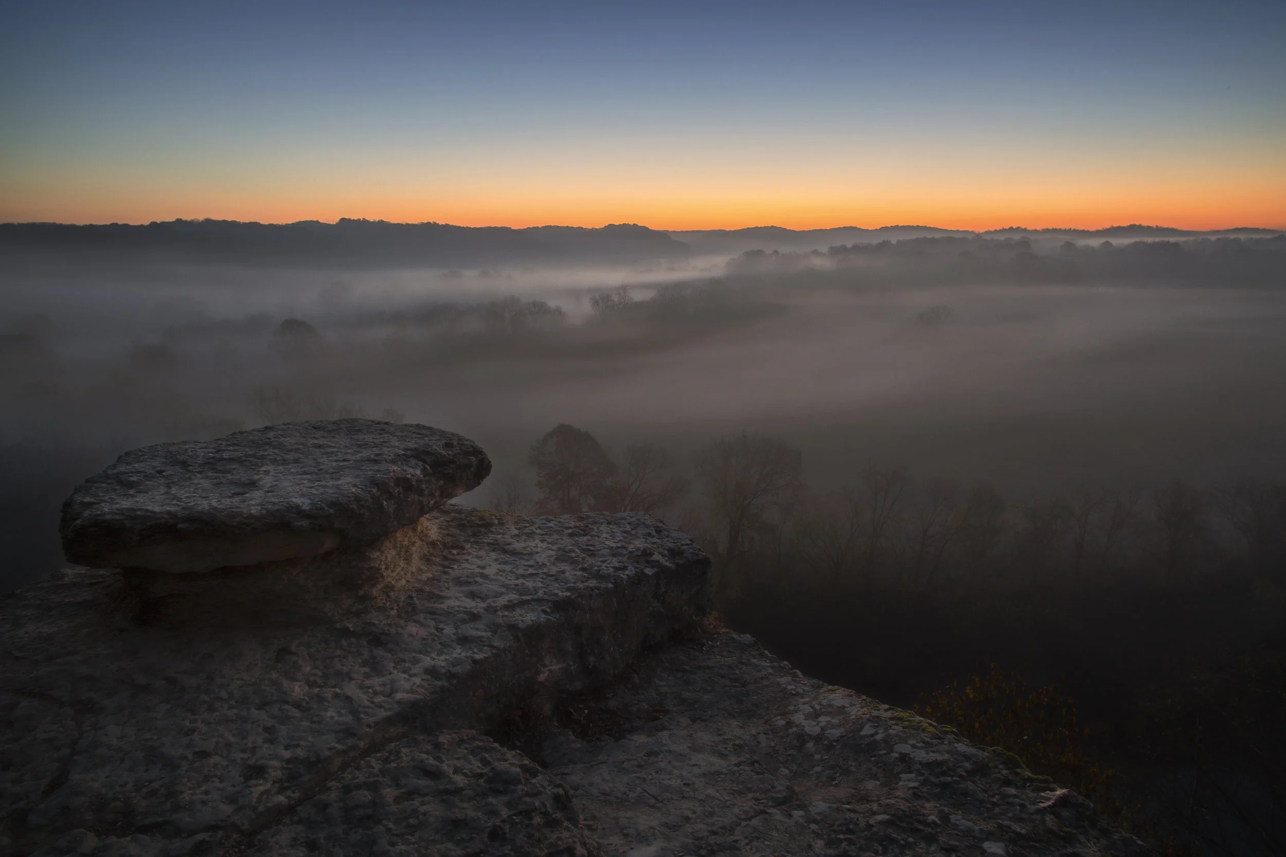 Sunrise at the Narrows of the Harpeth