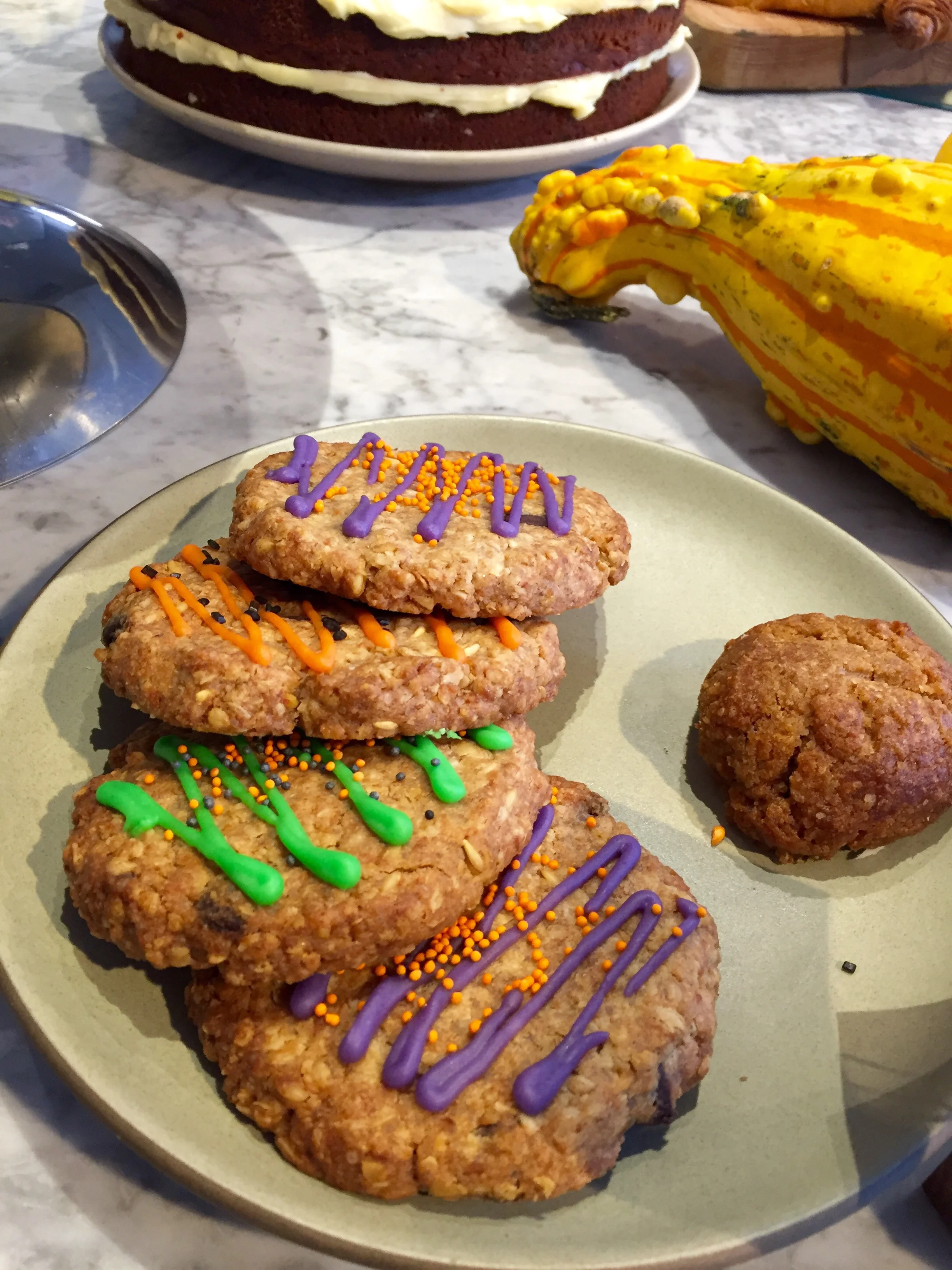 Cookies all dressed for Halloween at Federal
