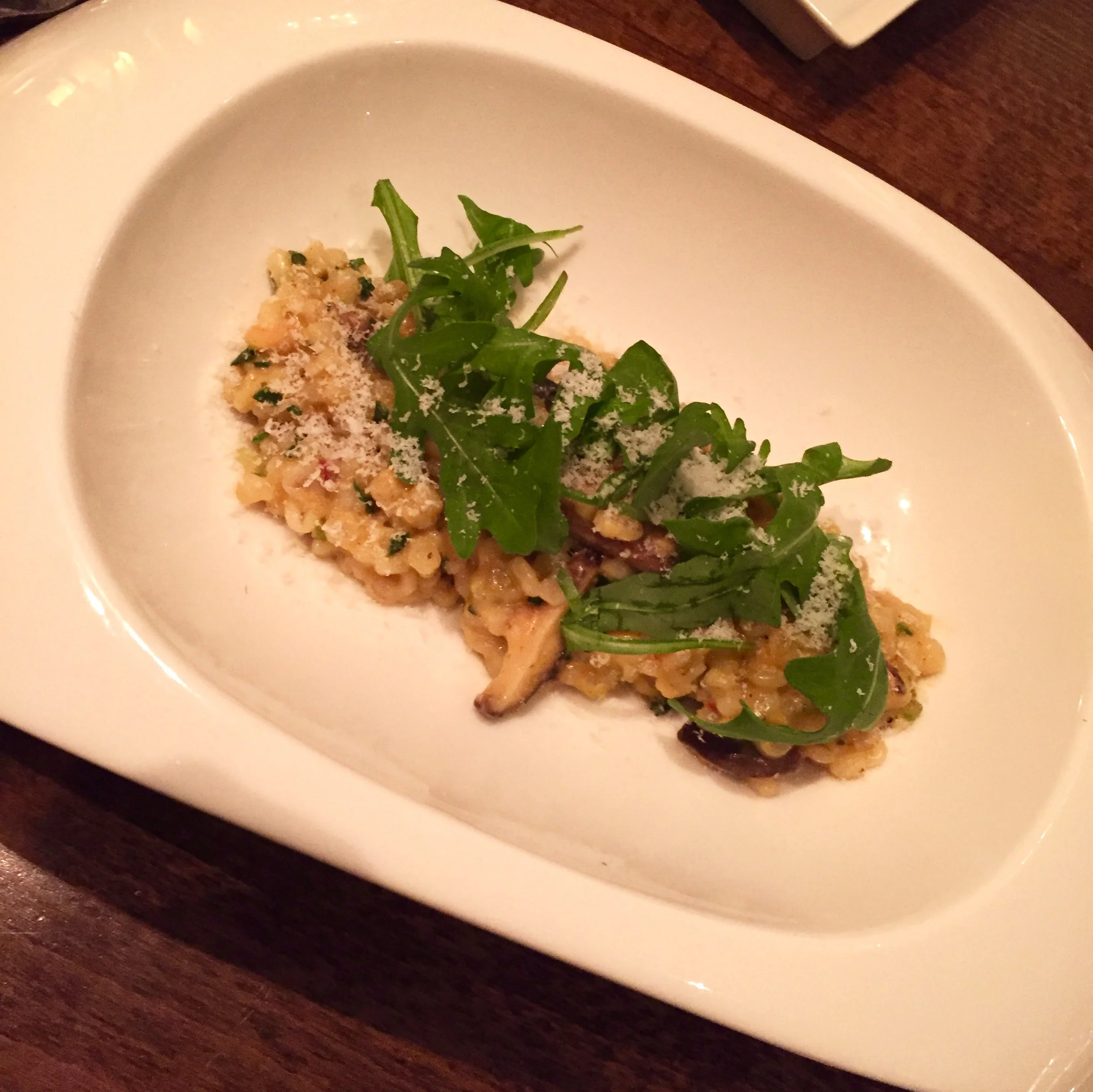 Mushroom risotto!