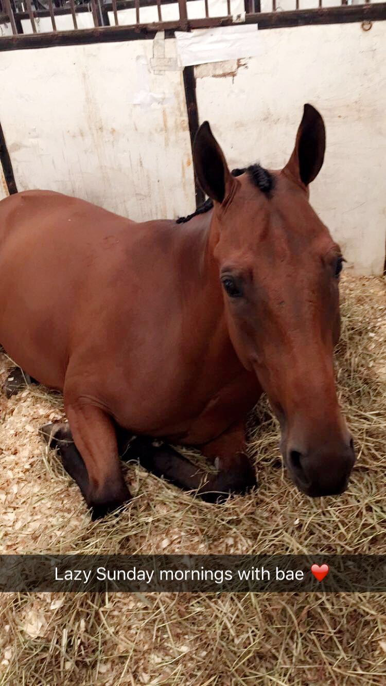 We were both a lil' tired after two weeks :) 